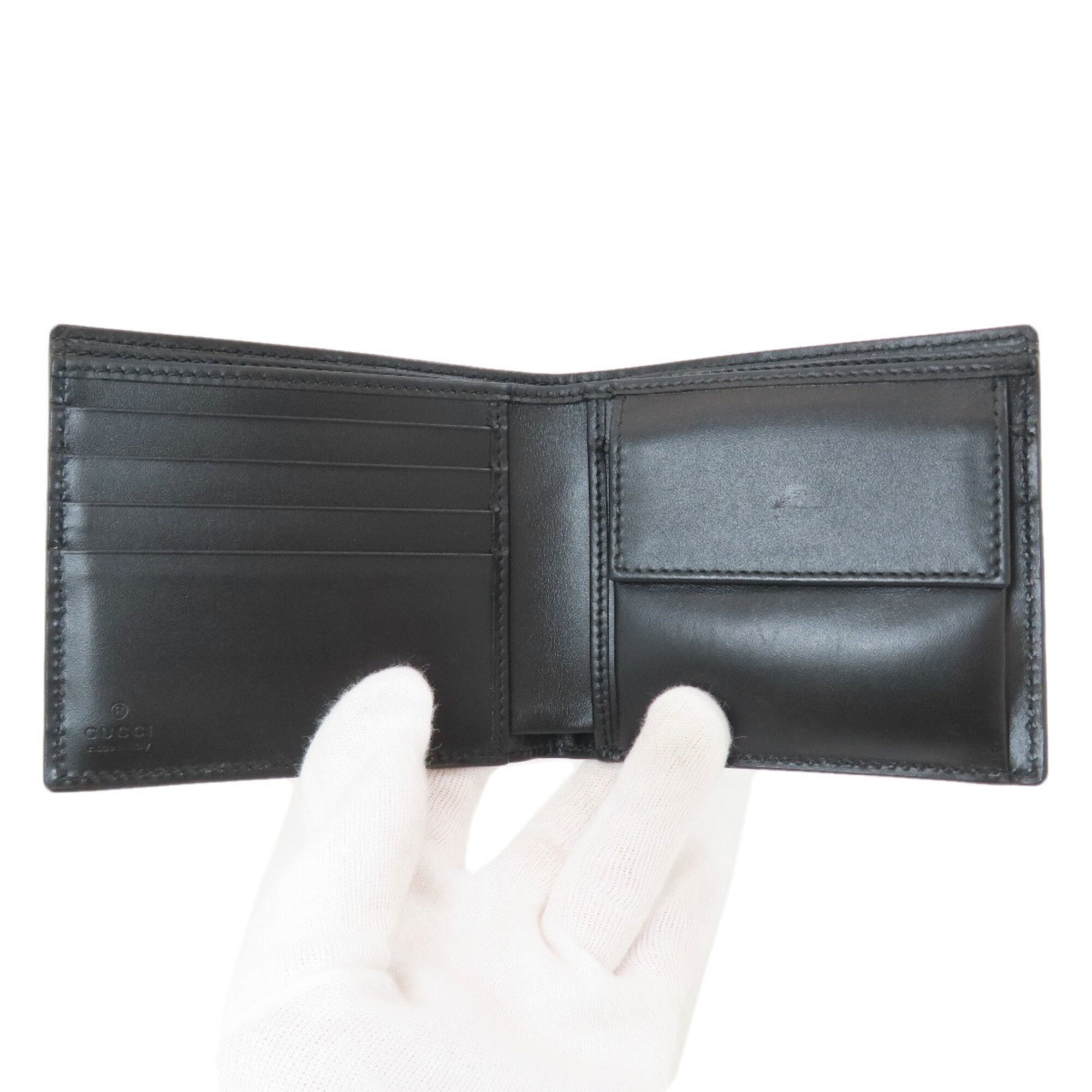 Gucci Black Leather Wallet (Bi-Fold) (Pre-Owned)