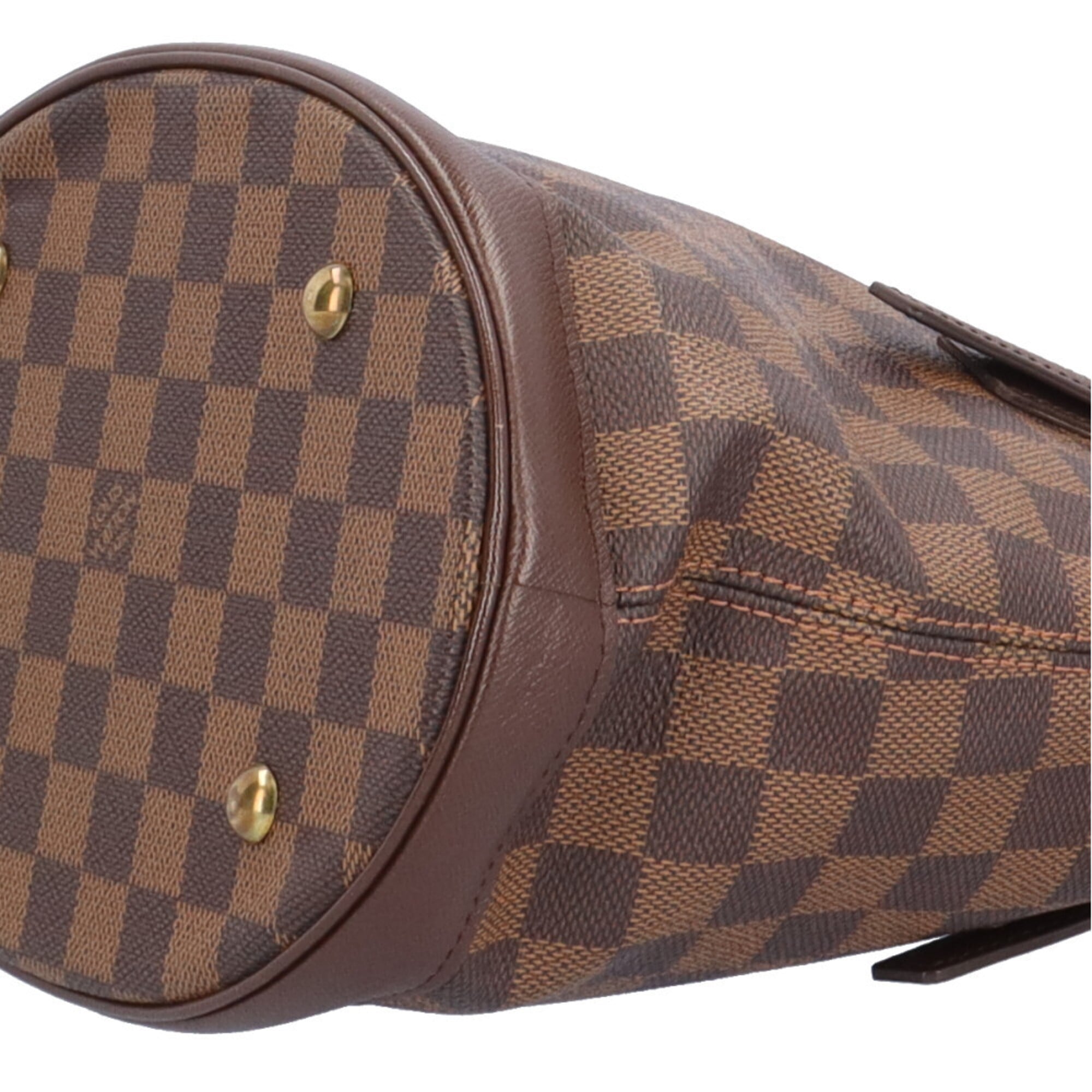 Louis Vuitton Brown Damier Canvas Pouch Shoulder Bag (Pre-Owned)