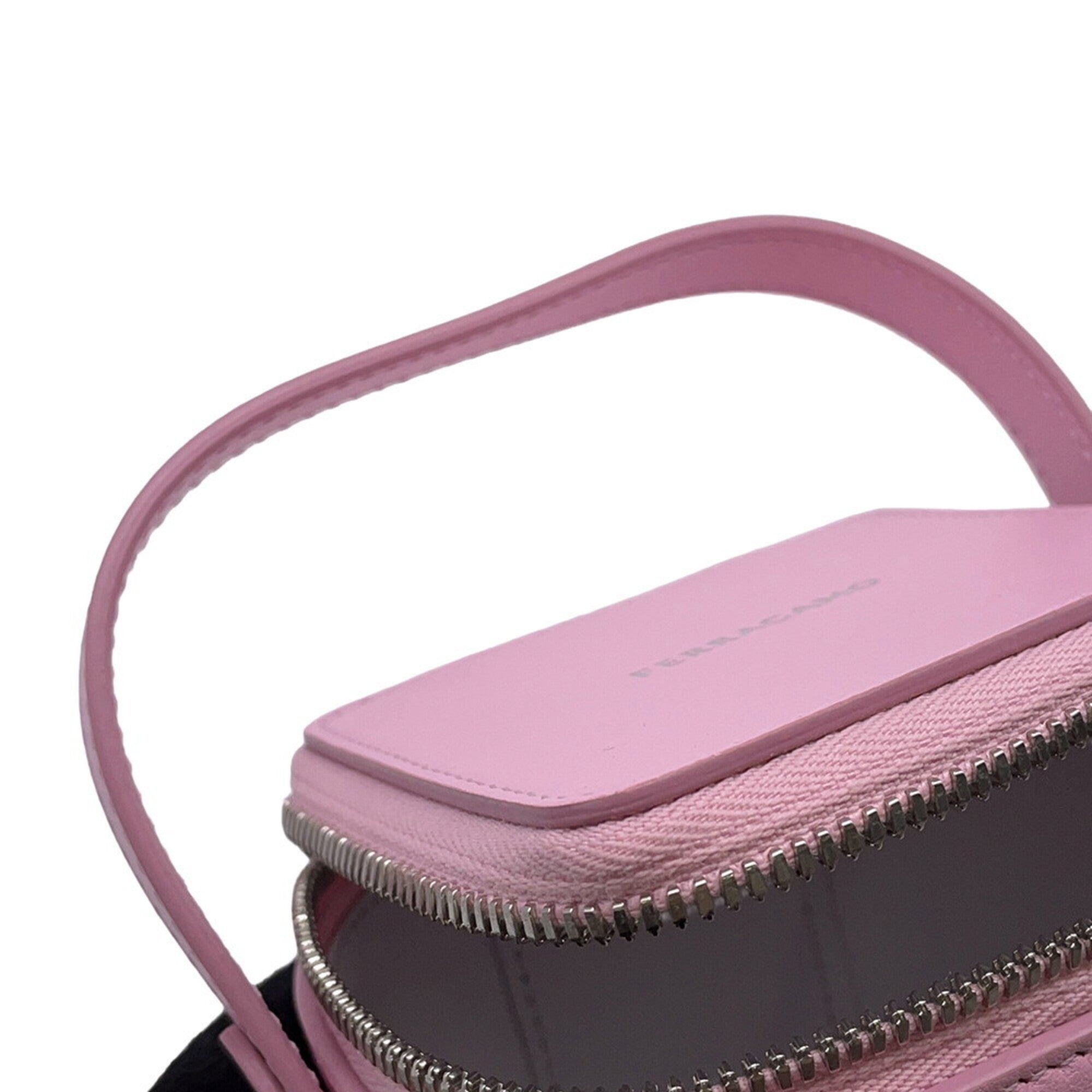 Salvatore Ferragamo Pink Leather Handbag (Pre-Owned)