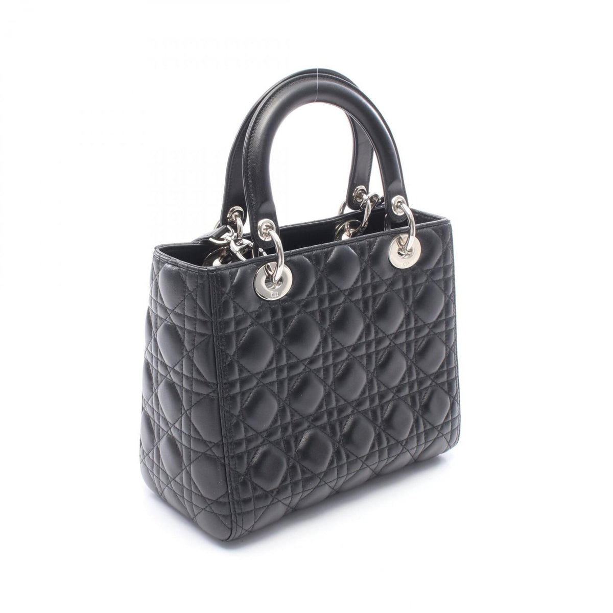 Christian Dior Black Leather Handbag (Pre-Owned)