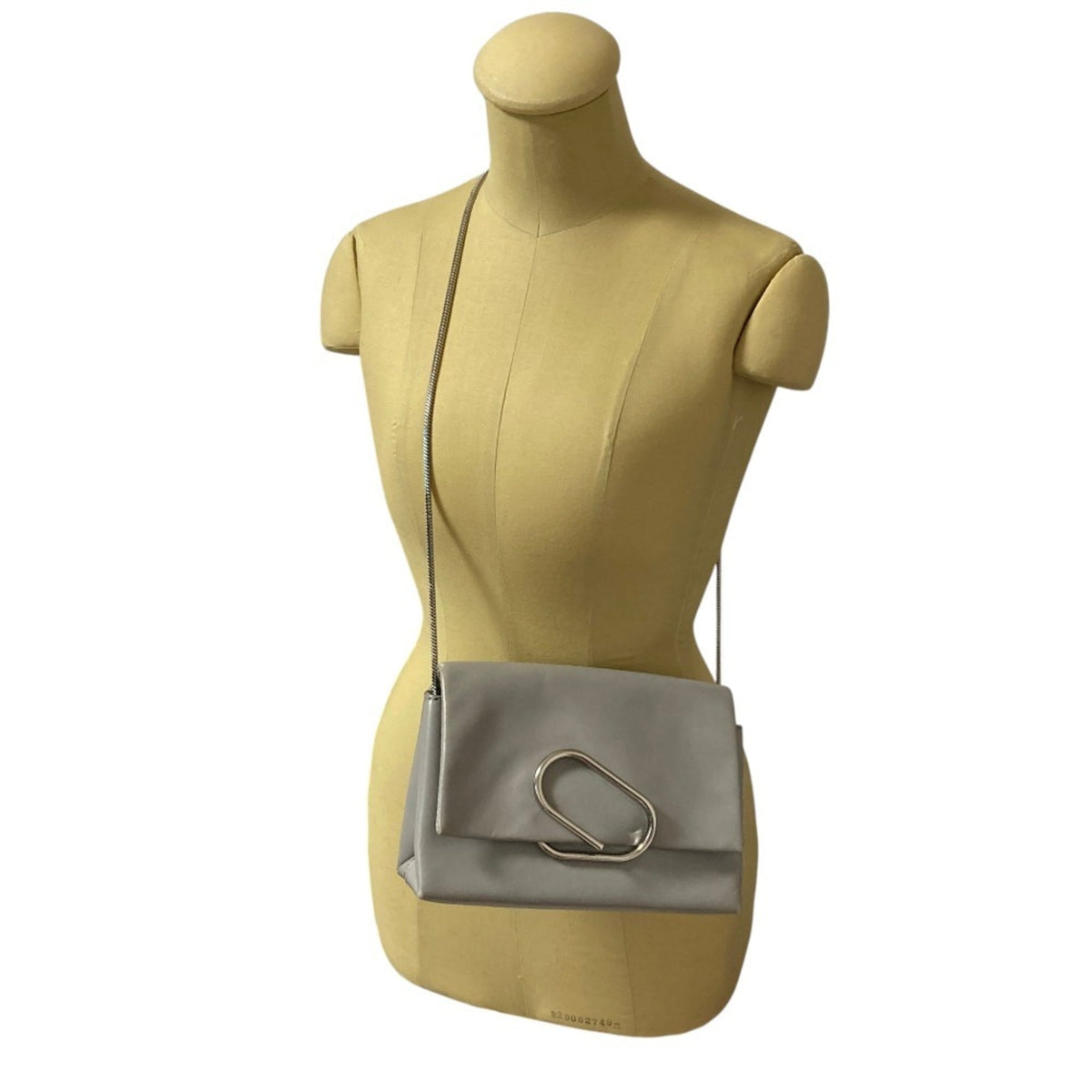 3.1 Phillip Lim Gray Leather Shoulder Bag (Pre-Owned)
