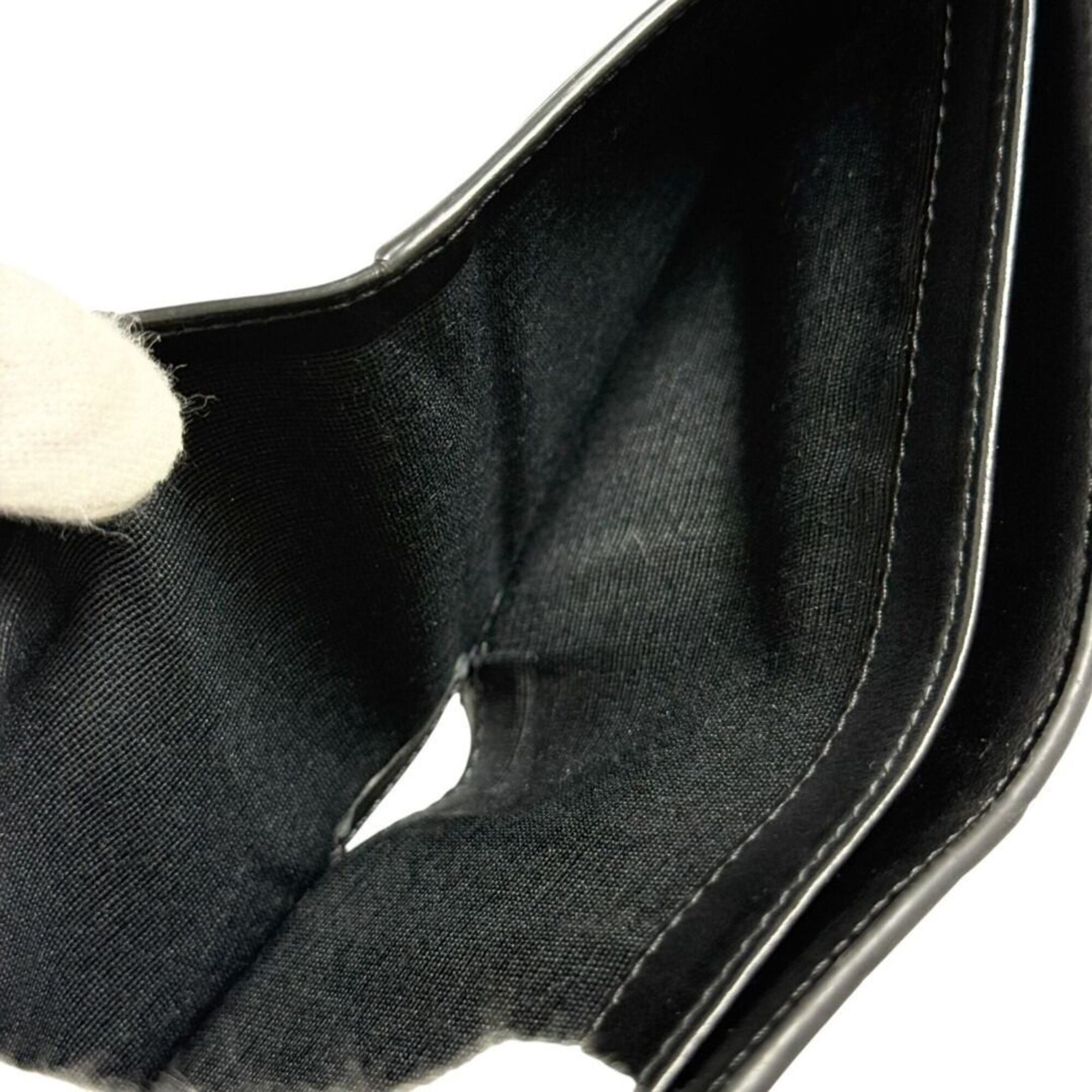Celine Black Leather Wallet (Bi-Fold) (Pre-Owned)