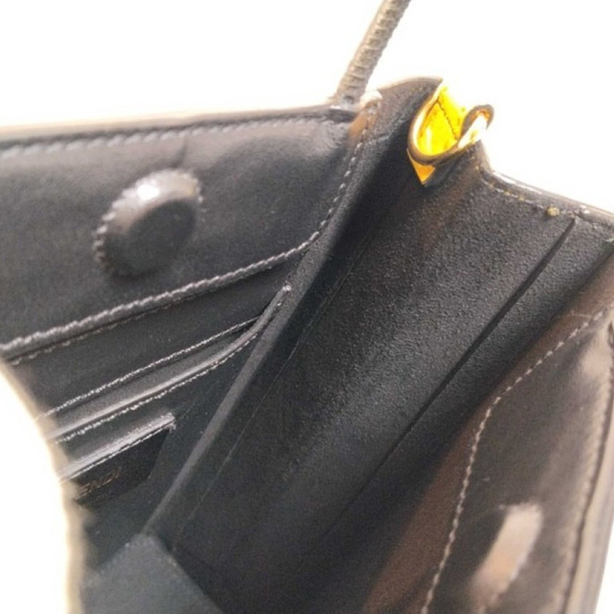 Fendi Yellow Leather Handbag (Pre-Owned)