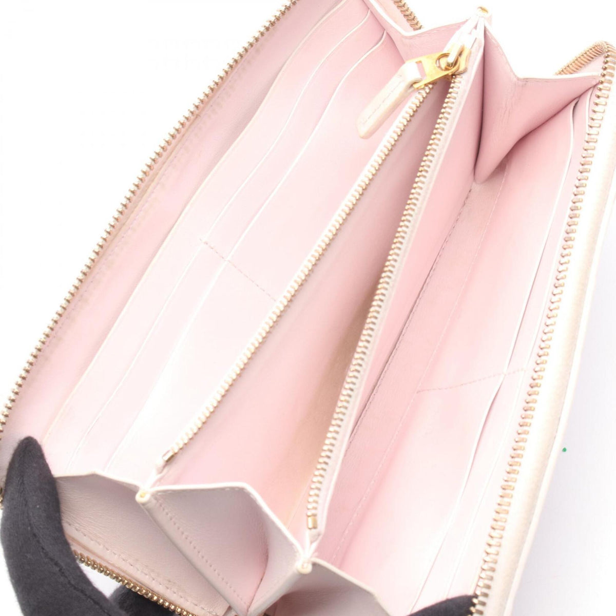 Bottega Veneta Pink Intrecciato Long Wallet (Bi-Fold) (Pre-Owned)