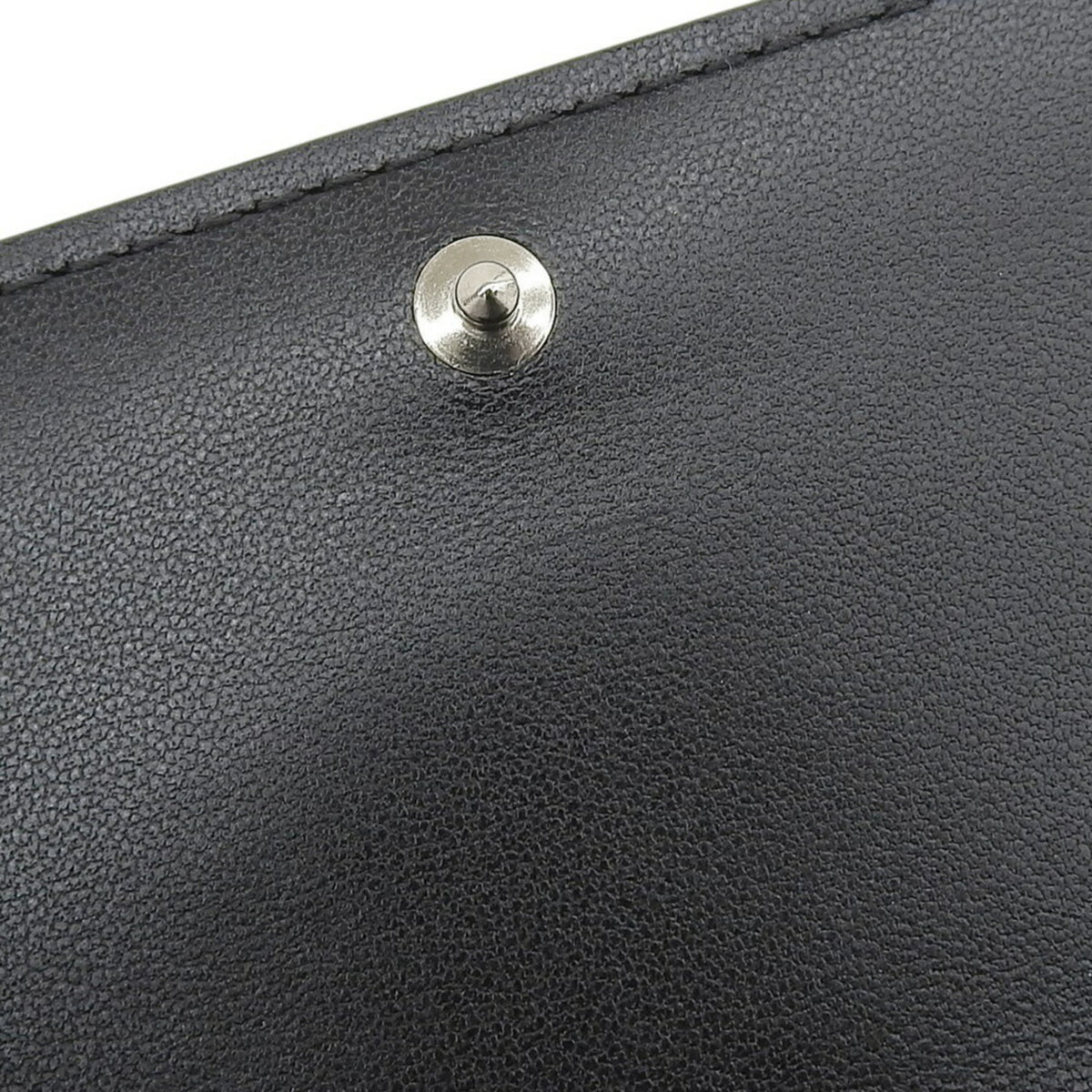 Christian Dior Black Leather Wallet (Tri-Fold) (Pre-Owned)