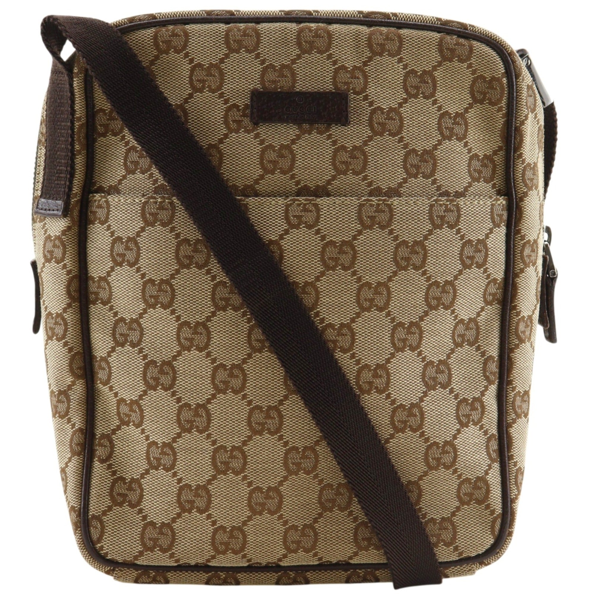 Gucci Brown Gg Canvas Shoulder Bag (Pre-Owned)