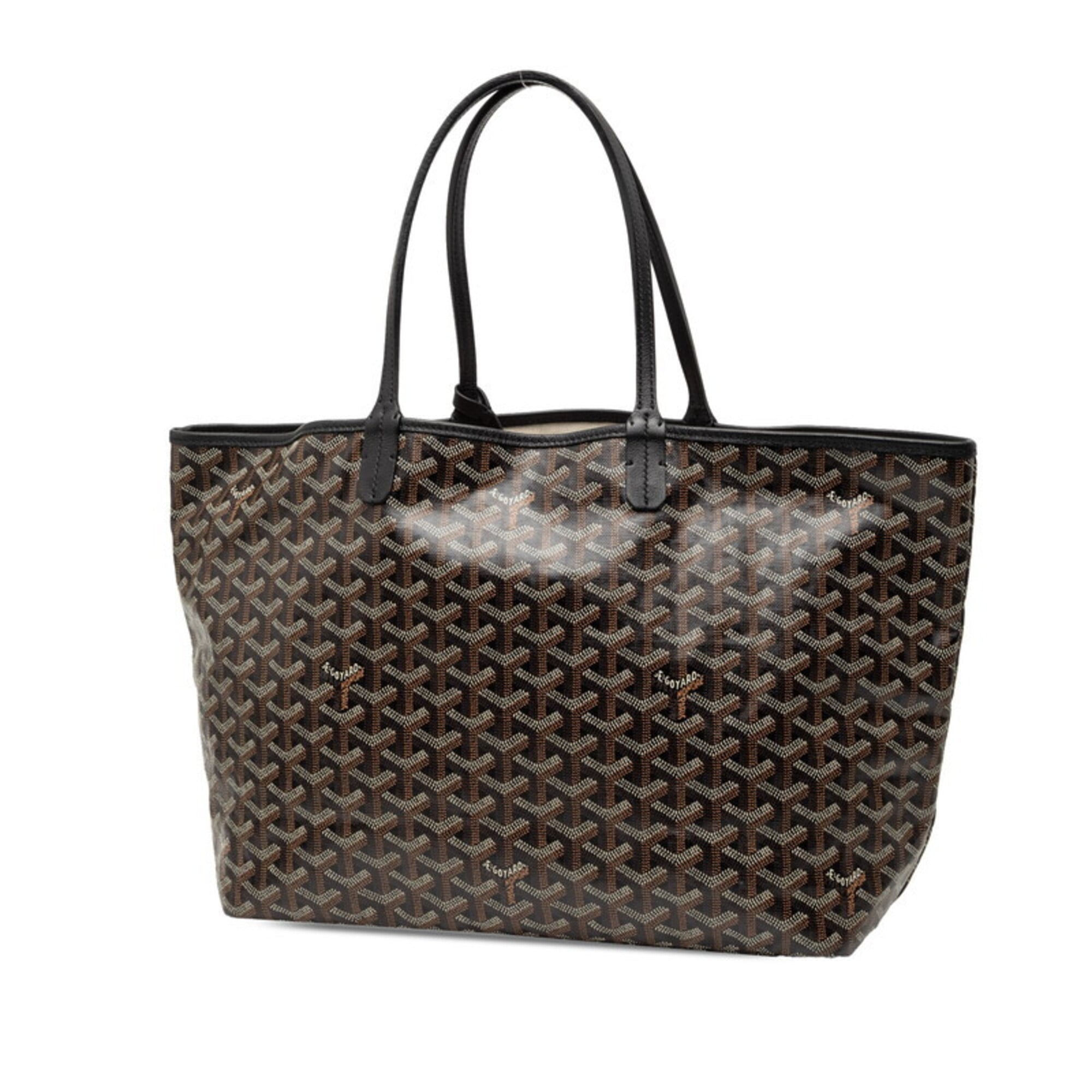 Goyard Black Pvc Leather Tote Bag (Pre-Owned)