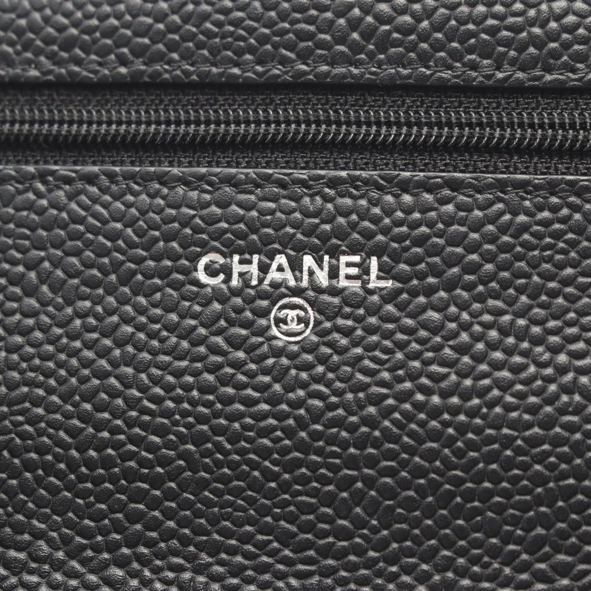 Chanel Matelasse Black Grained Calfskin Handbag Shoulder Bag (Pre-Owned)