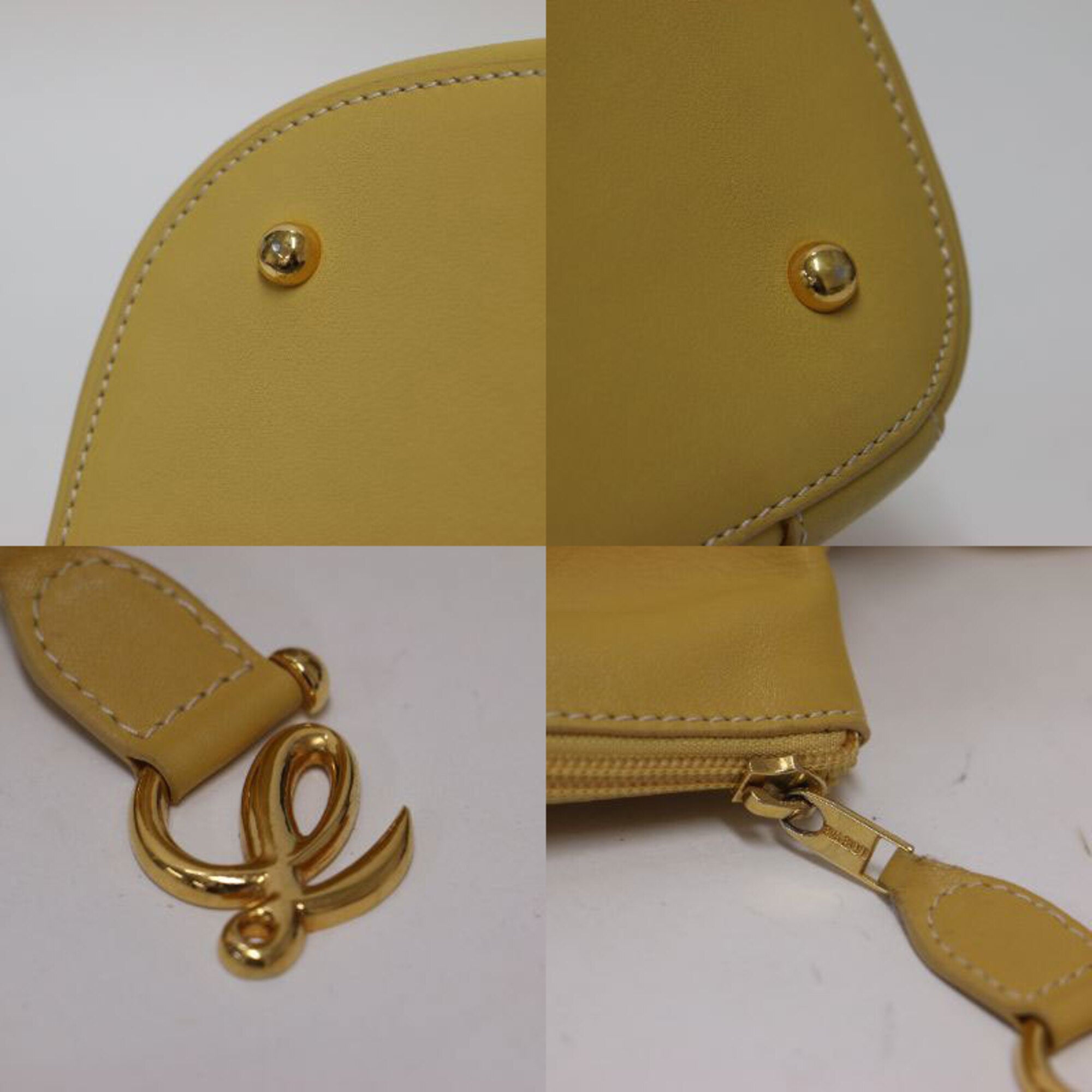 Loewe Yellow Leather Backpack (Pre-Owned)