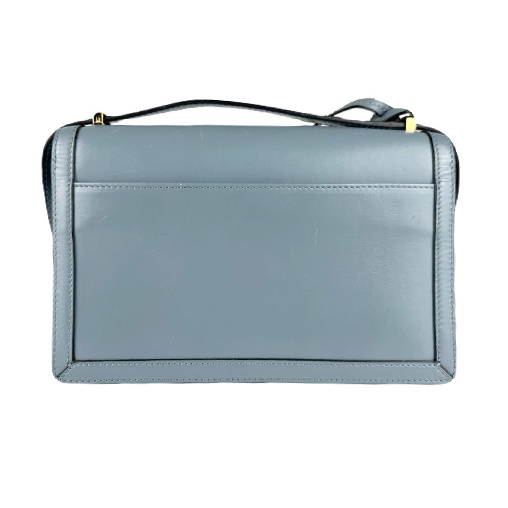 Loewe Blue Leather Shoulder Bag (Pre-Owned)