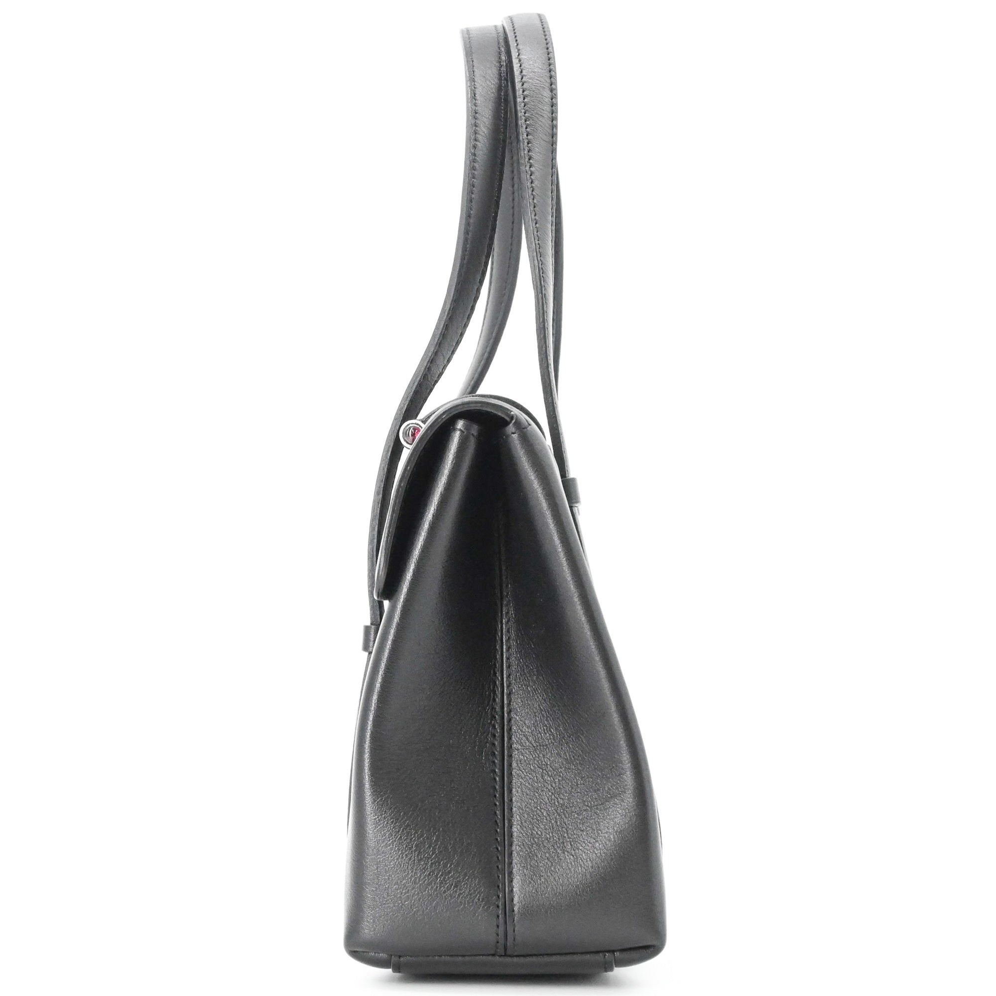 Cartier Black Leather Handbag (Pre-Owned)