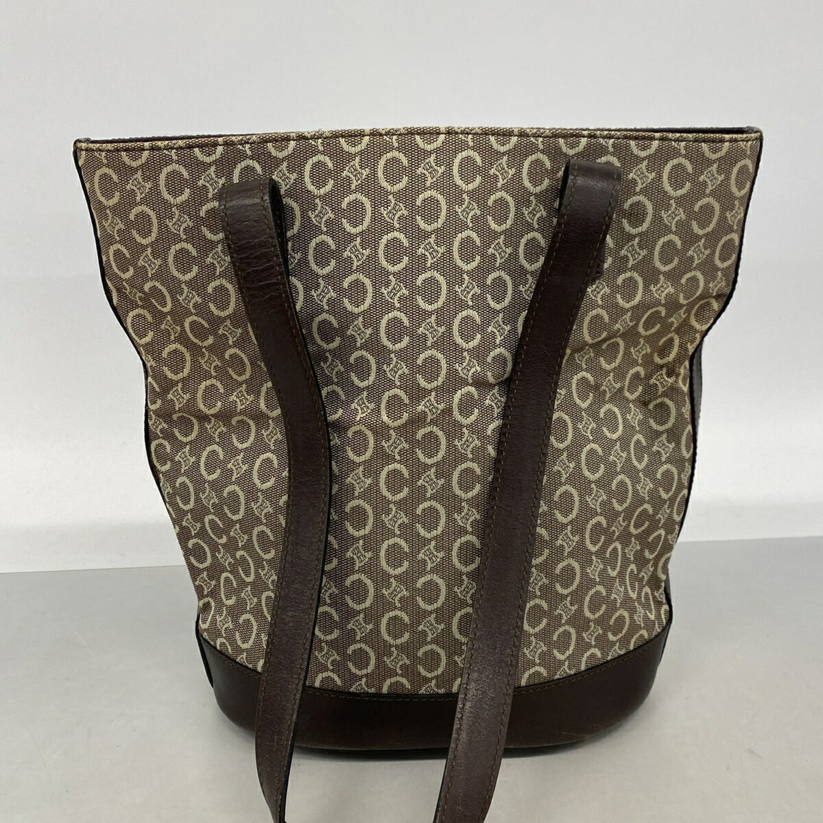 Celine Brown Canvas Tote Bag (Pre-Owned)