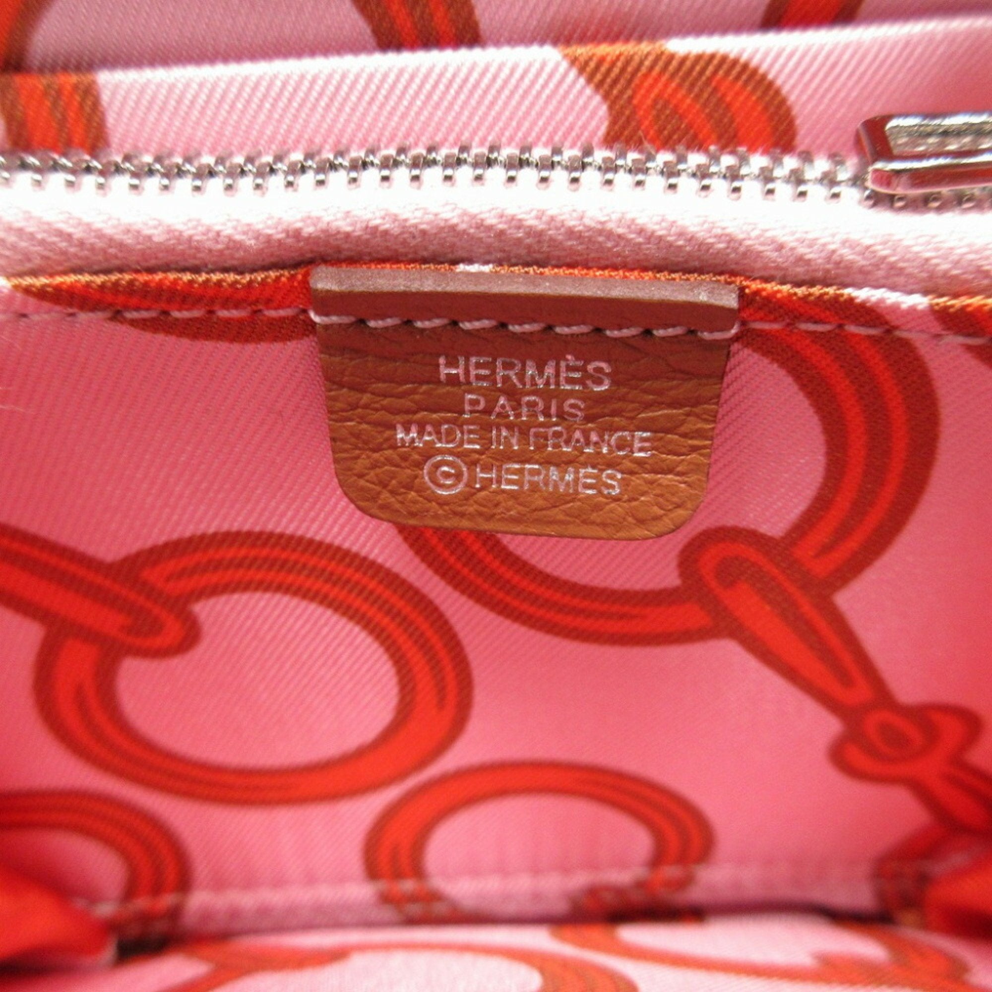 Hermes Gold Silk Coin Purse/Coin Case (Pre-Owned)