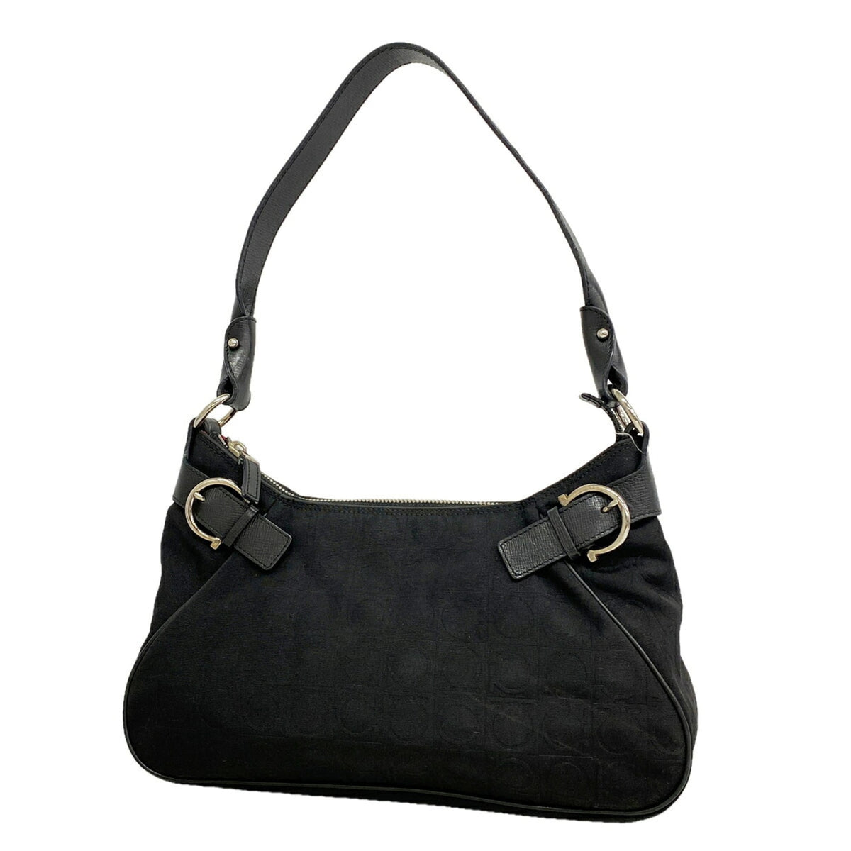 Salvatore Ferragamo Black Nylon Shoulder Bag (Pre-Owned)