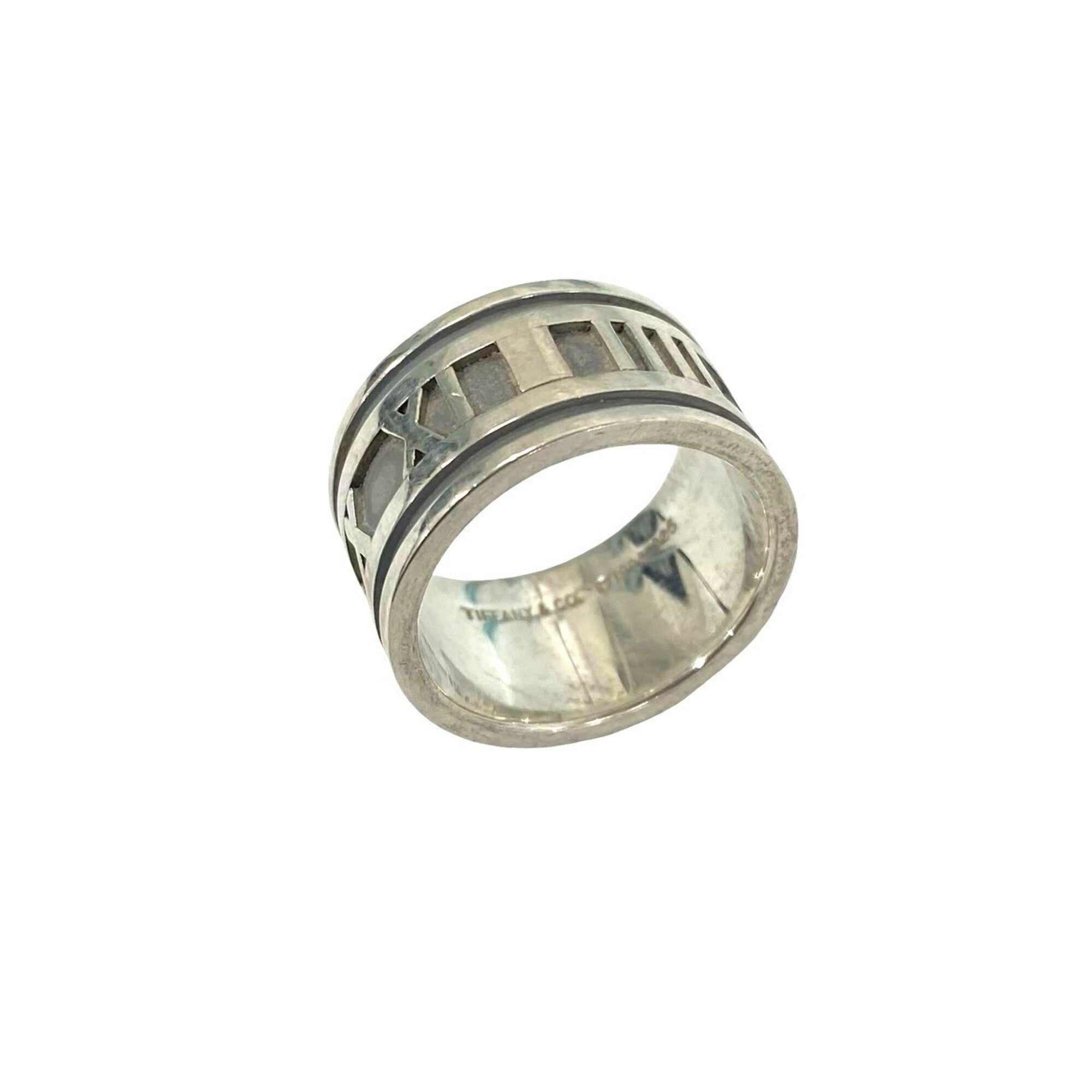 Tiffany Silver Silver 925 Band Ring (Pre-Owned)