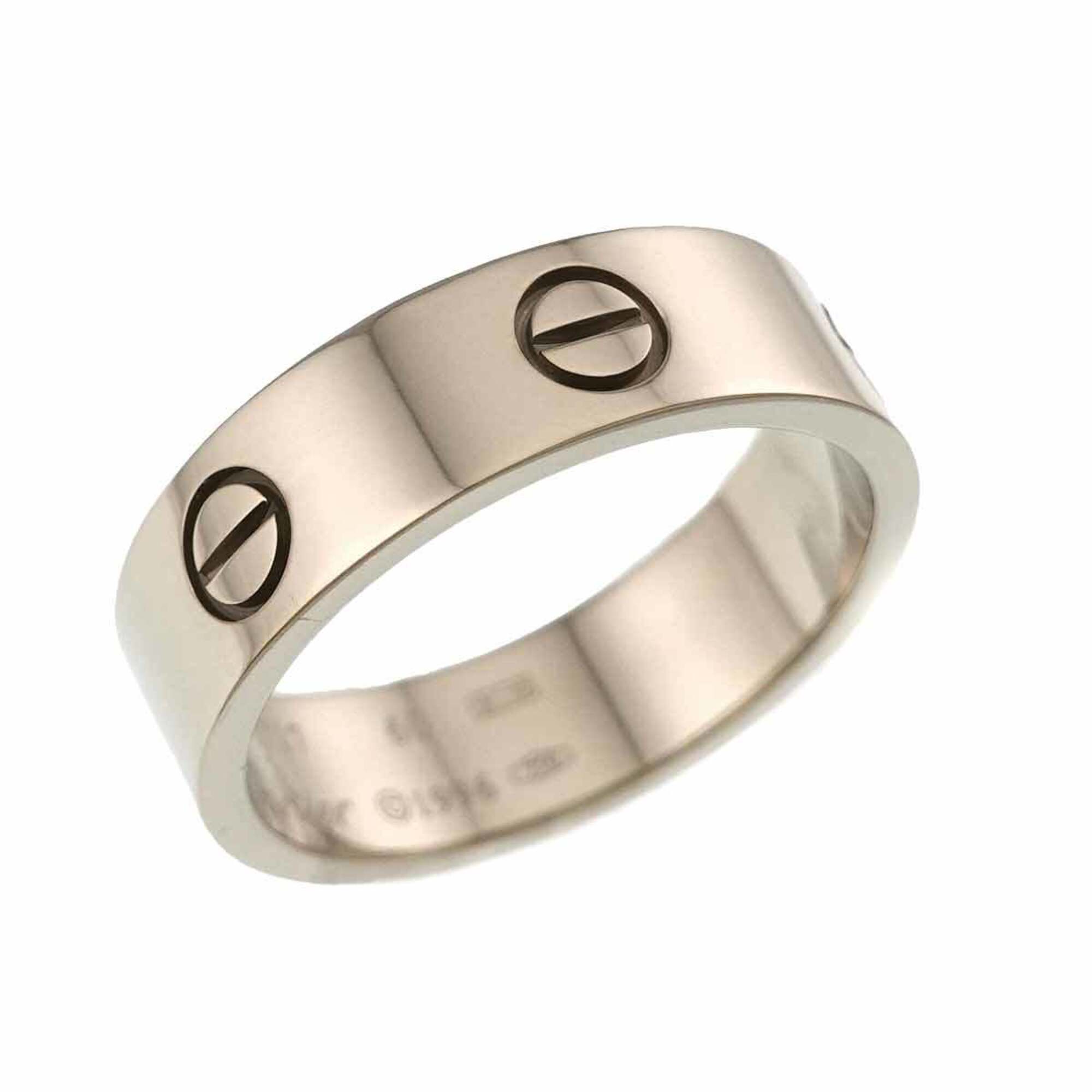 Cartier Love White Gold (18K) Band Ring (Pre-Owned)