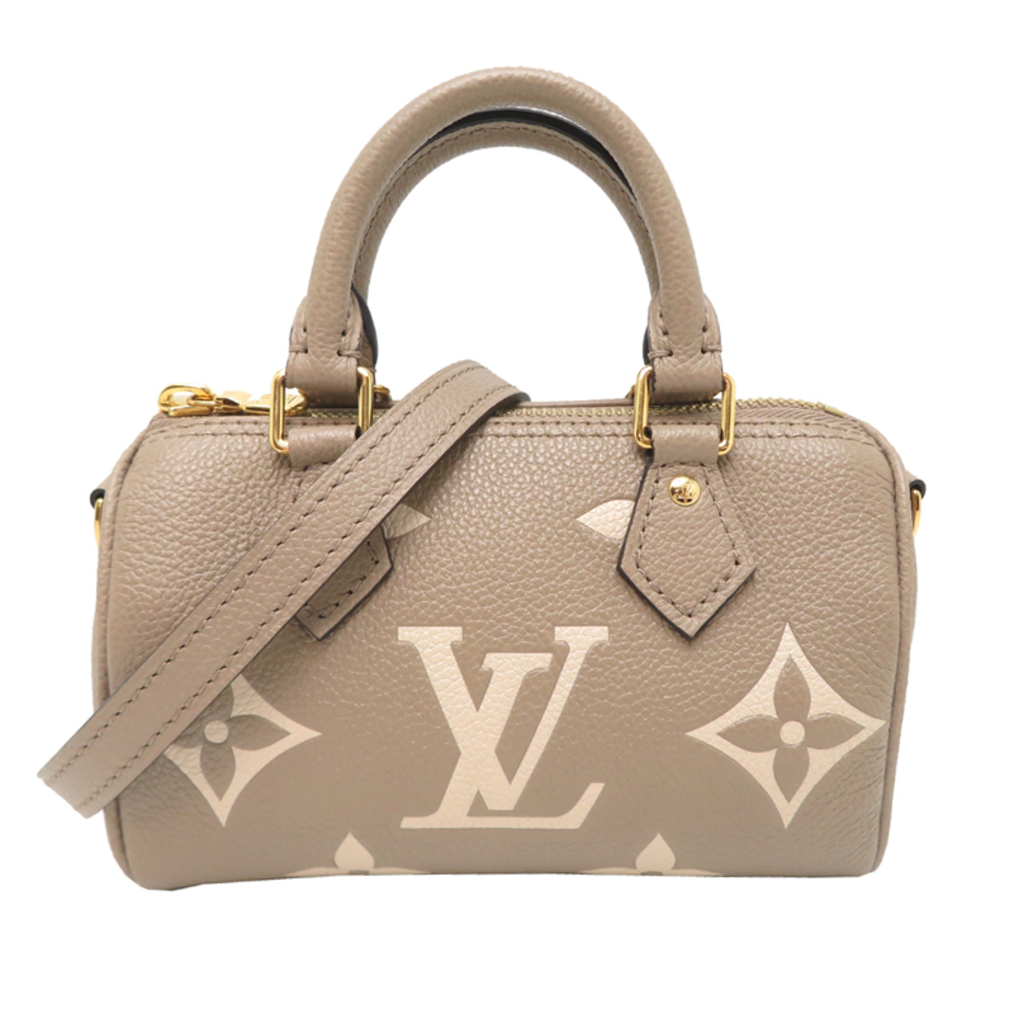 Louis Vuitton Gray Monogram Empreinte Handbag (Pre-Owned)