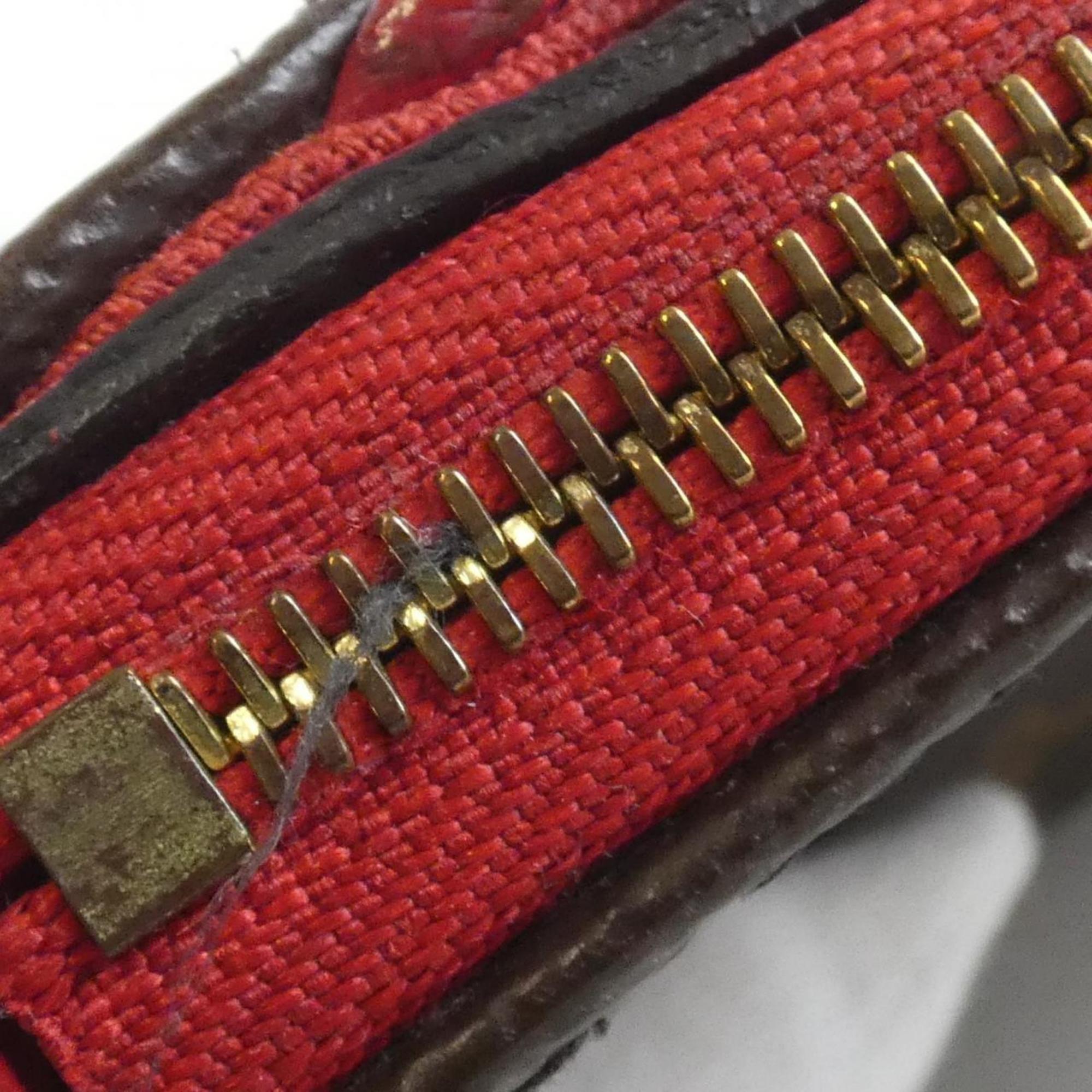 Louis Vuitton Brown Coated Canvas Shoulder Bag (Pre-Owned)
