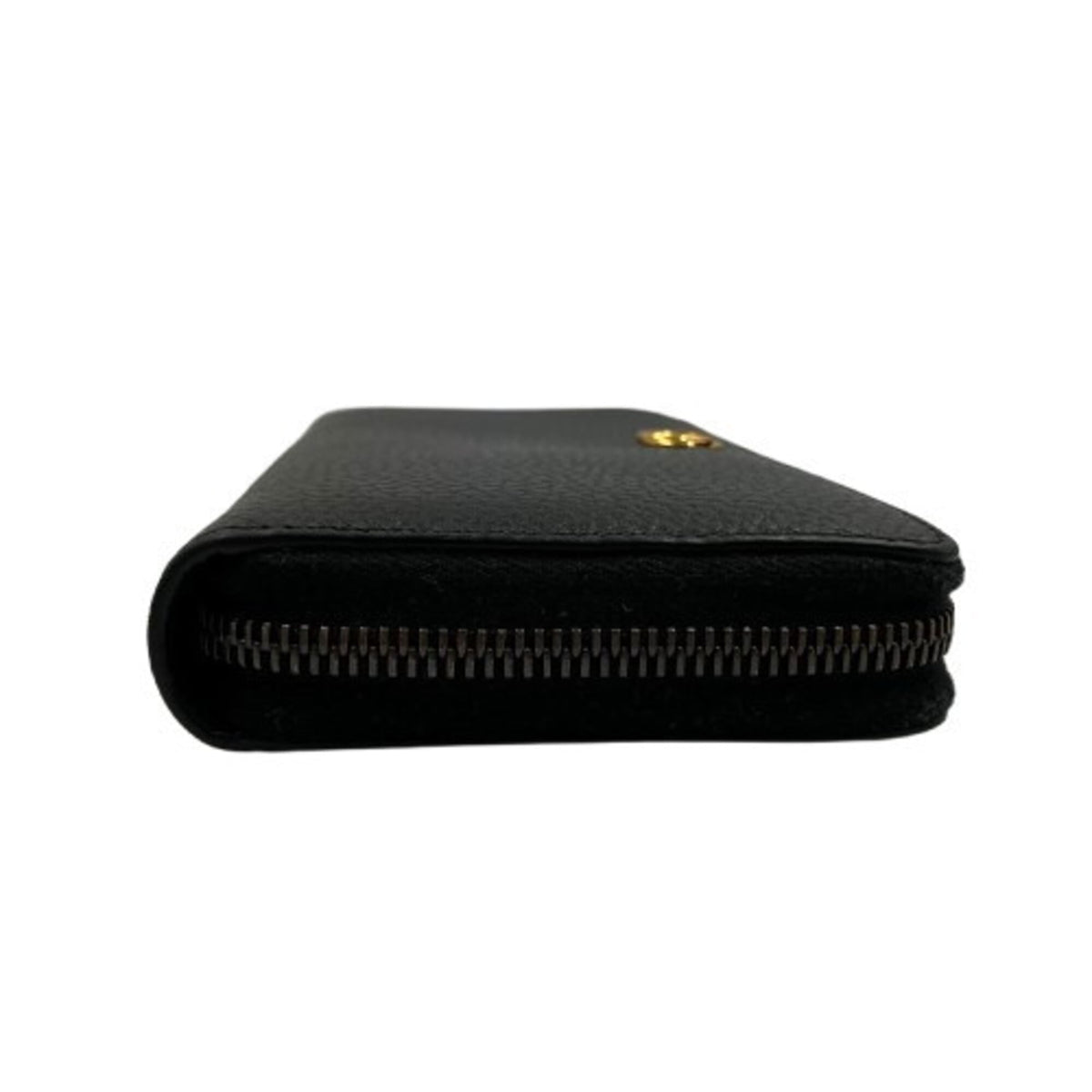 Gucci Bamboo Black Long Wallet (Bi-Fold) (Pre-Owned)
