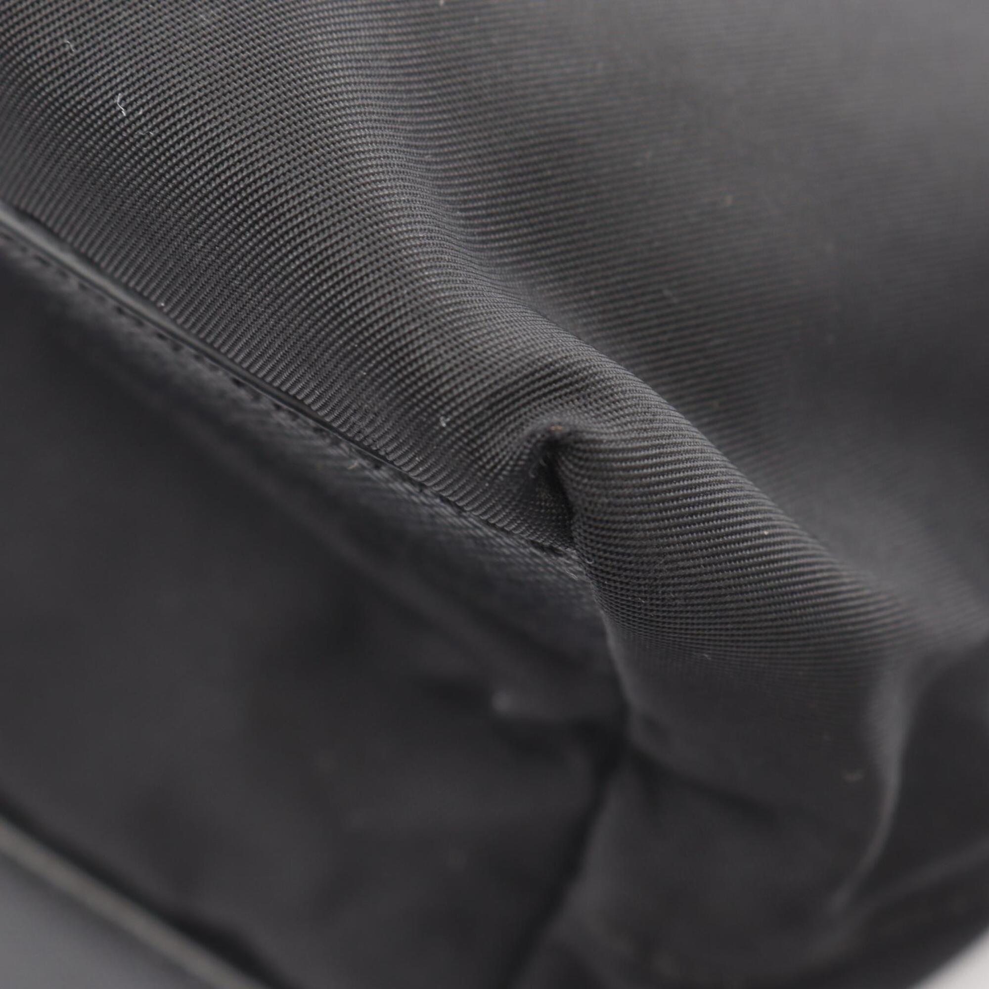 Prada Black Nylon Saffiano Handbag Tote Bag (Pre-Owned)