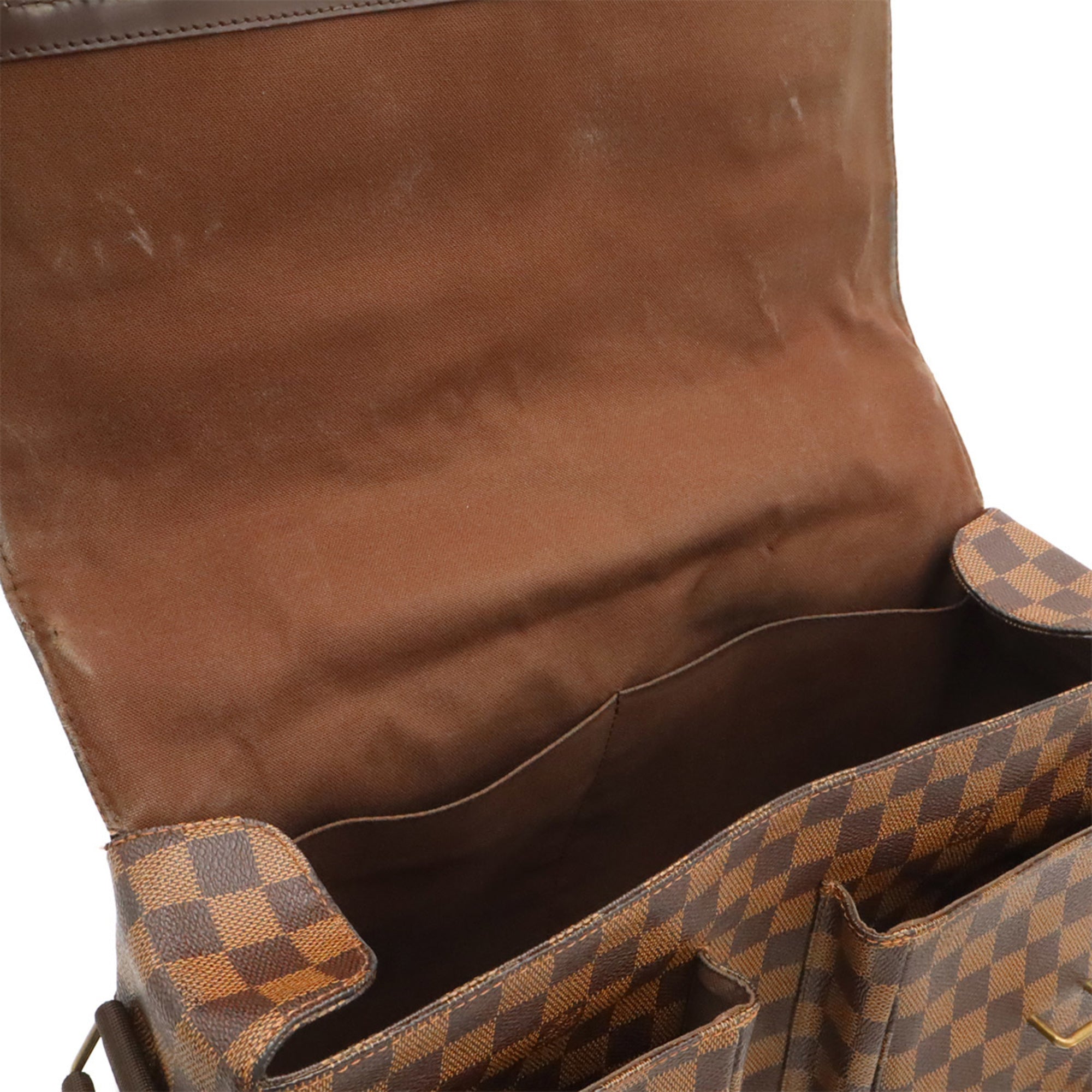 Louis Vuitton Brown Damier Canvas Galle Damier Canvas Handbag Shoulder Bag (Pre-Owned)