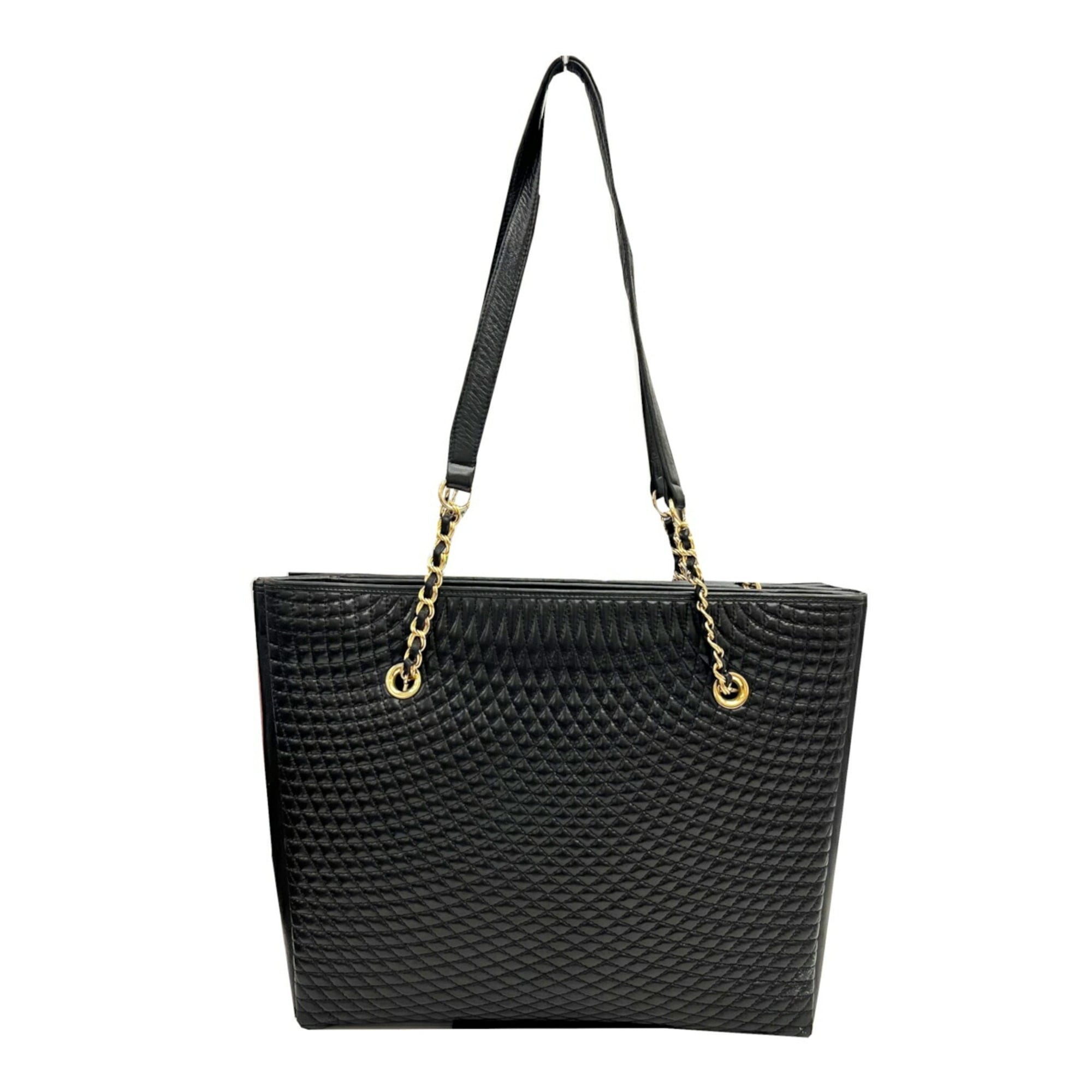 Bally Black Quilting Tote Bag (Pre-Owned)