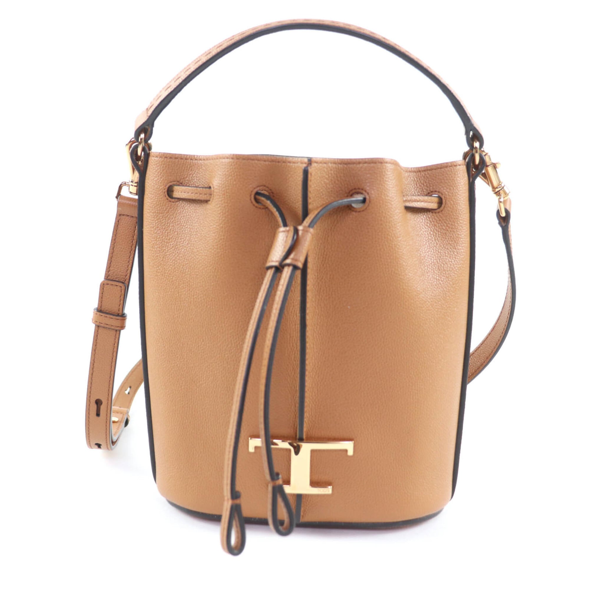 Tod's Brown Leather Shoulder Bag (Pre-Owned)