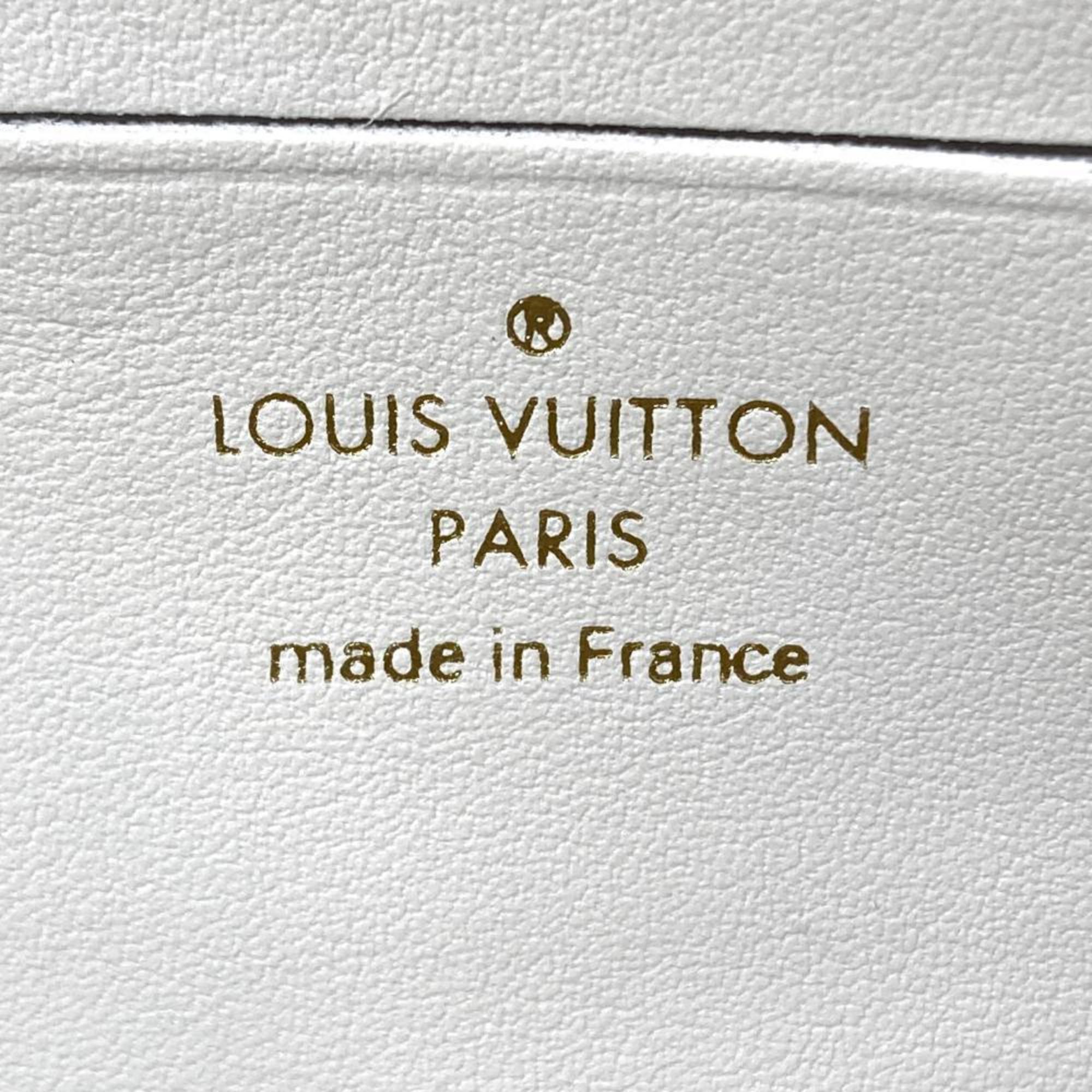 Louis Vuitton White Leather Shoulder Bag (Pre-Owned)