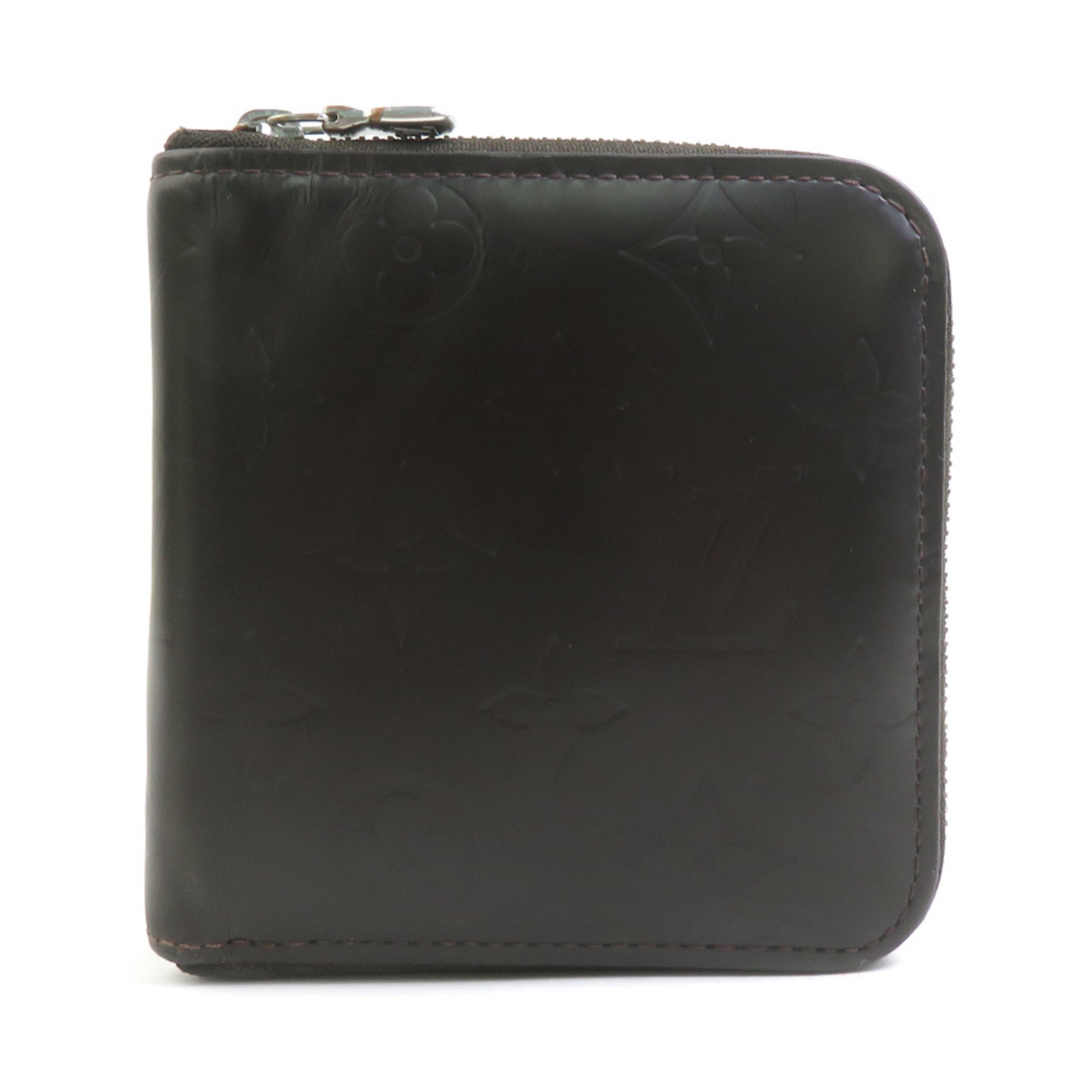 Louis Vuitton Coffee Monogram Glacé Leather Wallet (Bi-Fold) (Pre-Owned)