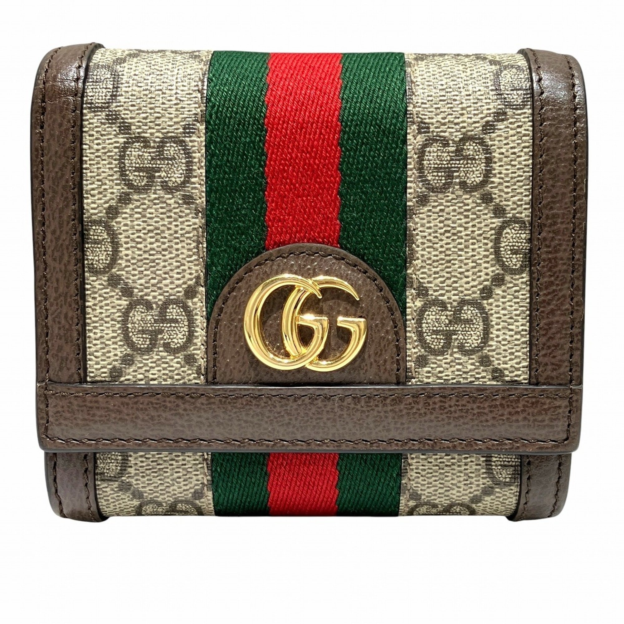 Gucci Brown Pvc Leather Wallet (Bi-Fold) (Pre-Owned)