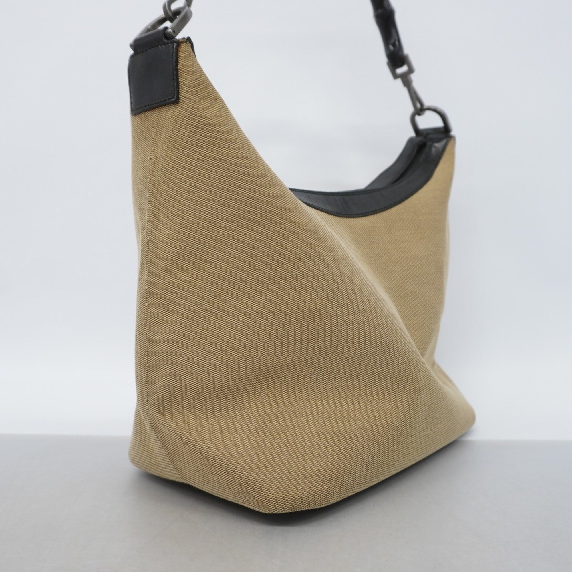 Gucci Black Canvas Handbag (Pre-Owned)