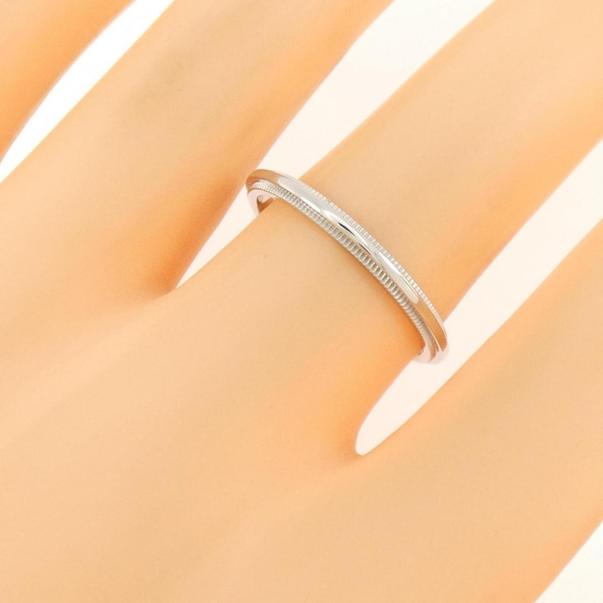 Tiffany Platinum 950 Band Ring (Pre-Owned)