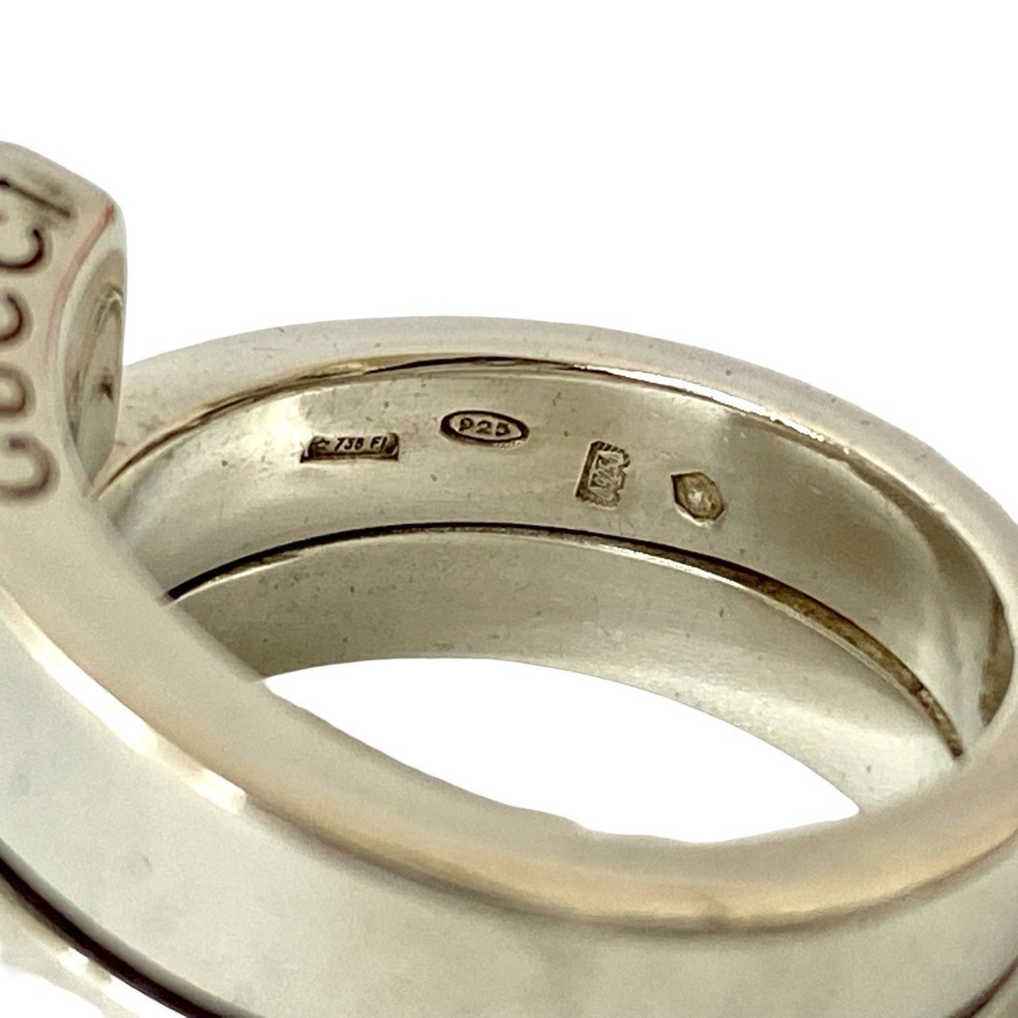 Gucci Silver Silver 925 Band Ring (Pre-Owned)