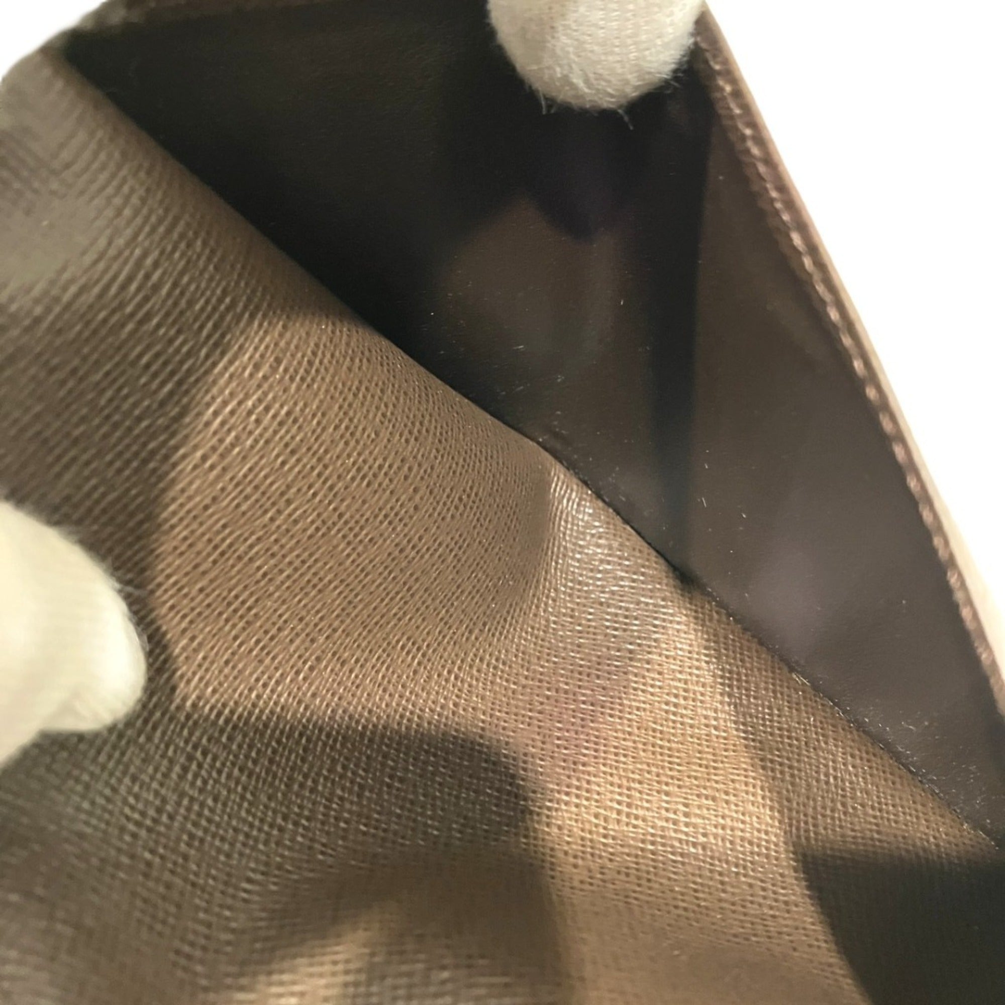 Louis Vuitton Brown Damier Canvas Long Bill Wallet (Bi-Fold) (Pre-Owned)