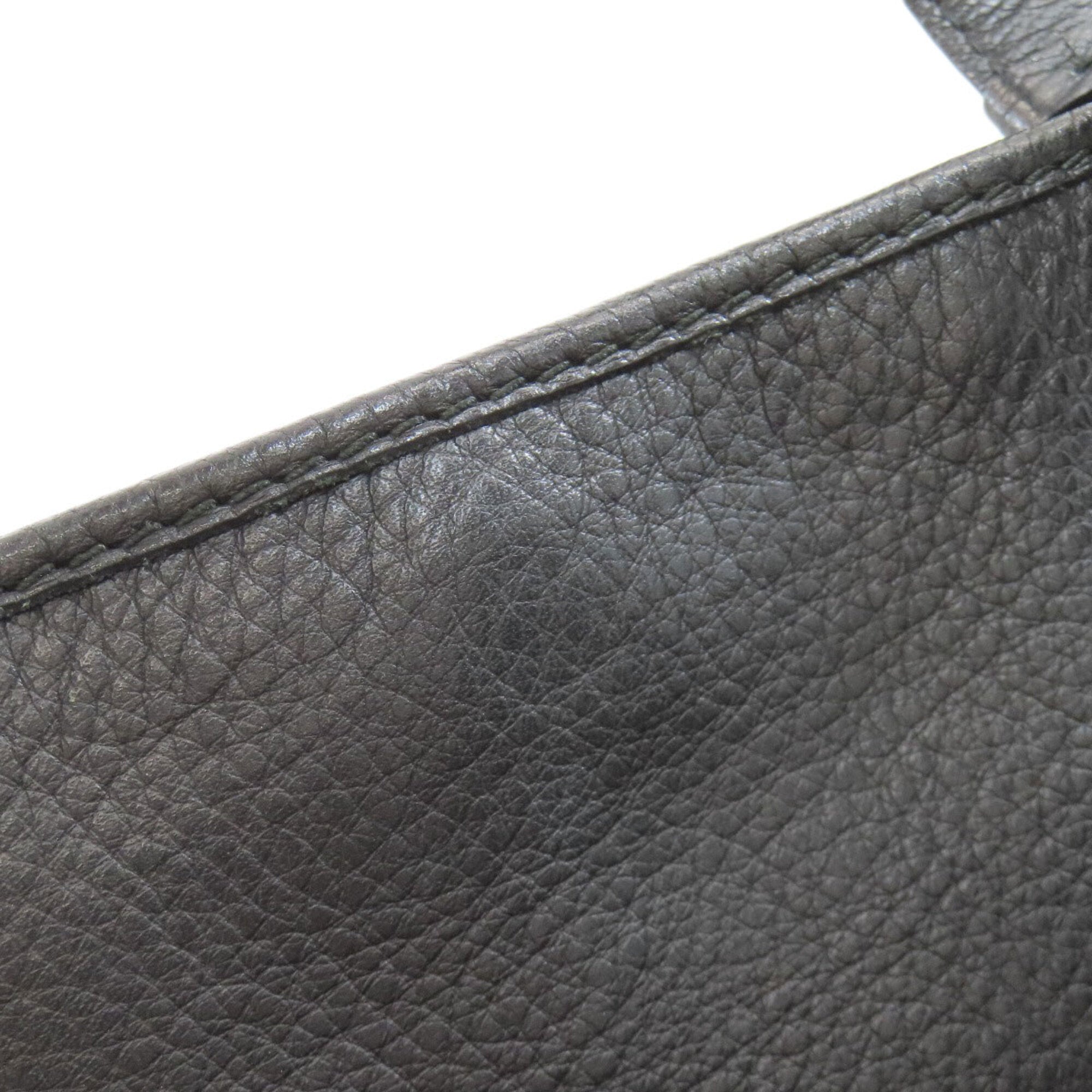 Salvatore Ferragamo Black Leather Tote Bag (Pre-Owned)