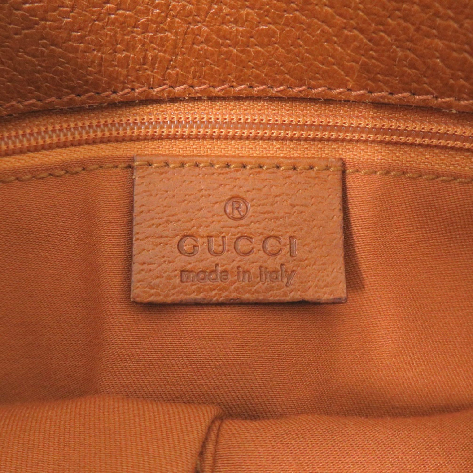 Gucci Gg Canvas Beige Gg Canvas Leather Tote Bag (Pre-Owned)