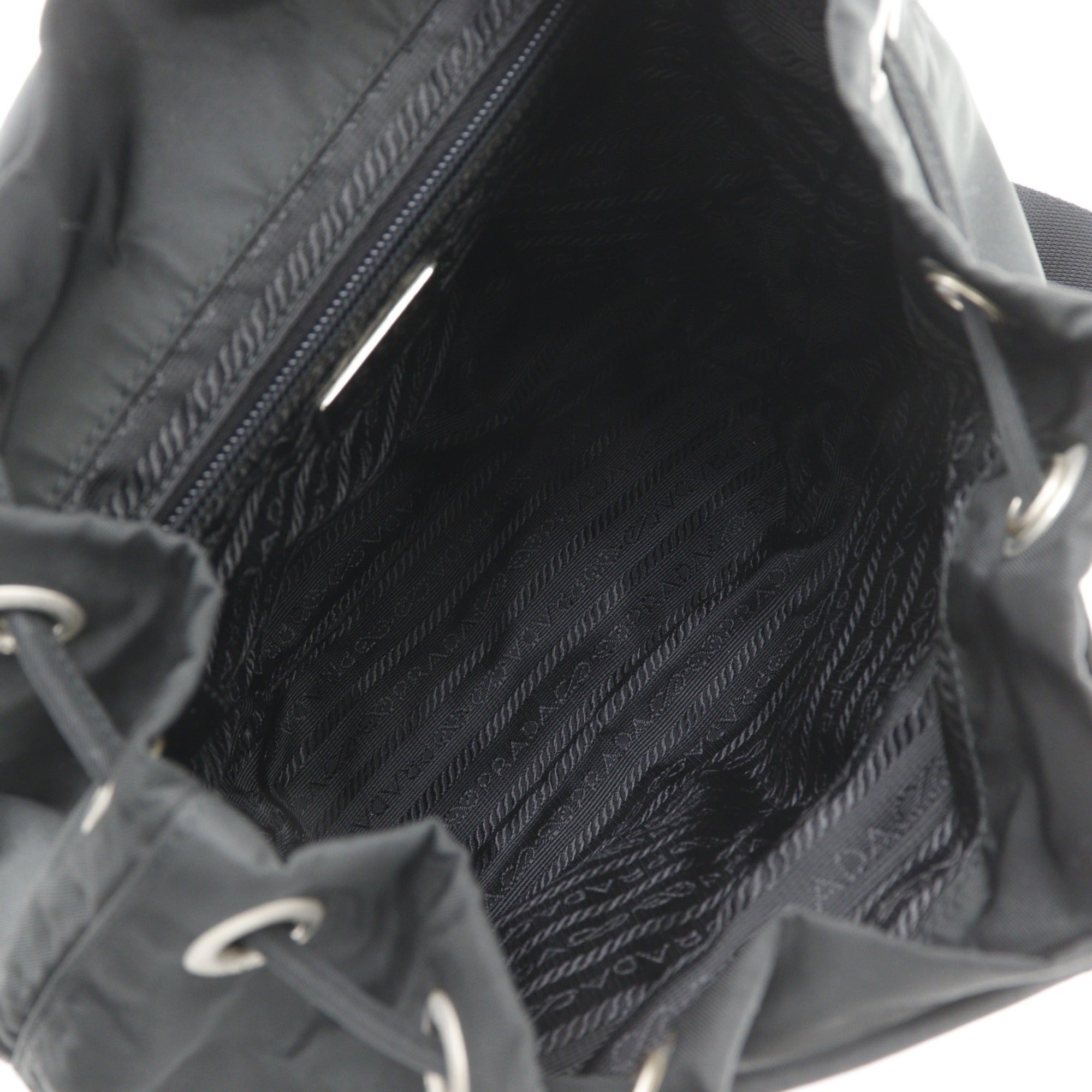 Prada Black Nero Nylon Backpack (Pre-Owned)