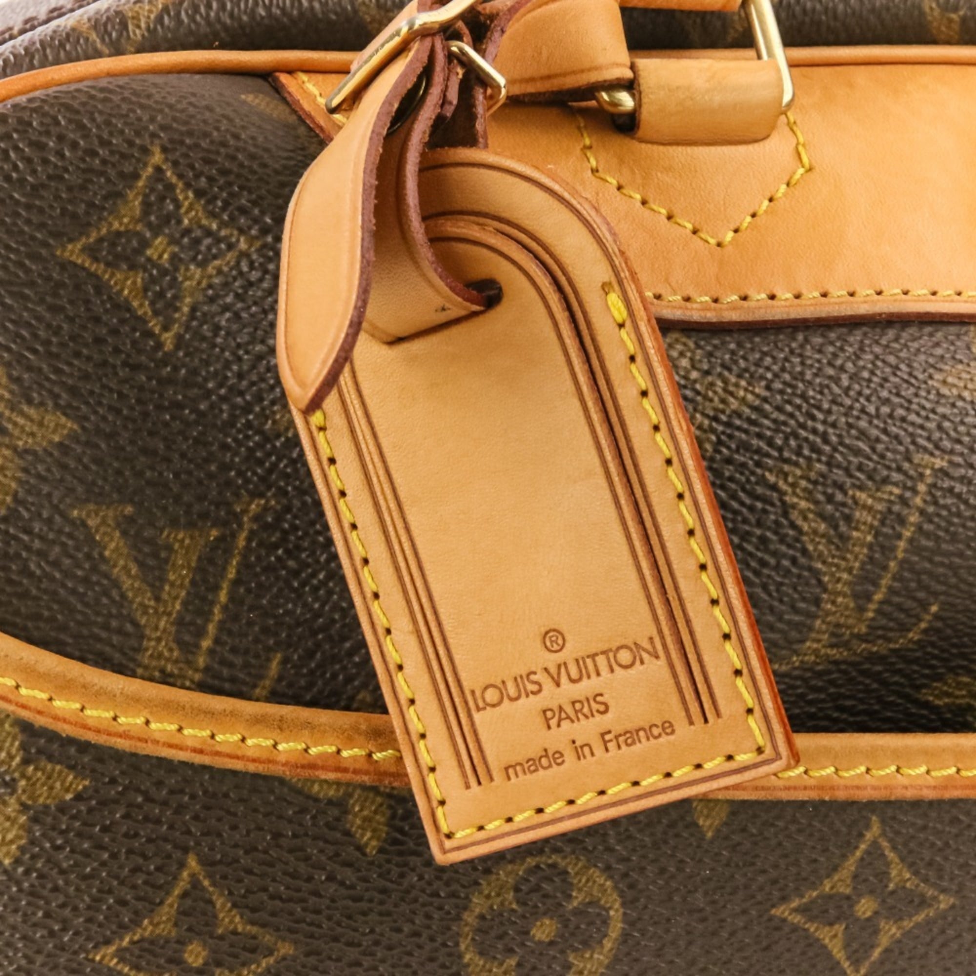 Louis Vuitton Brown Handbag Tote Bag (Pre-Owned)