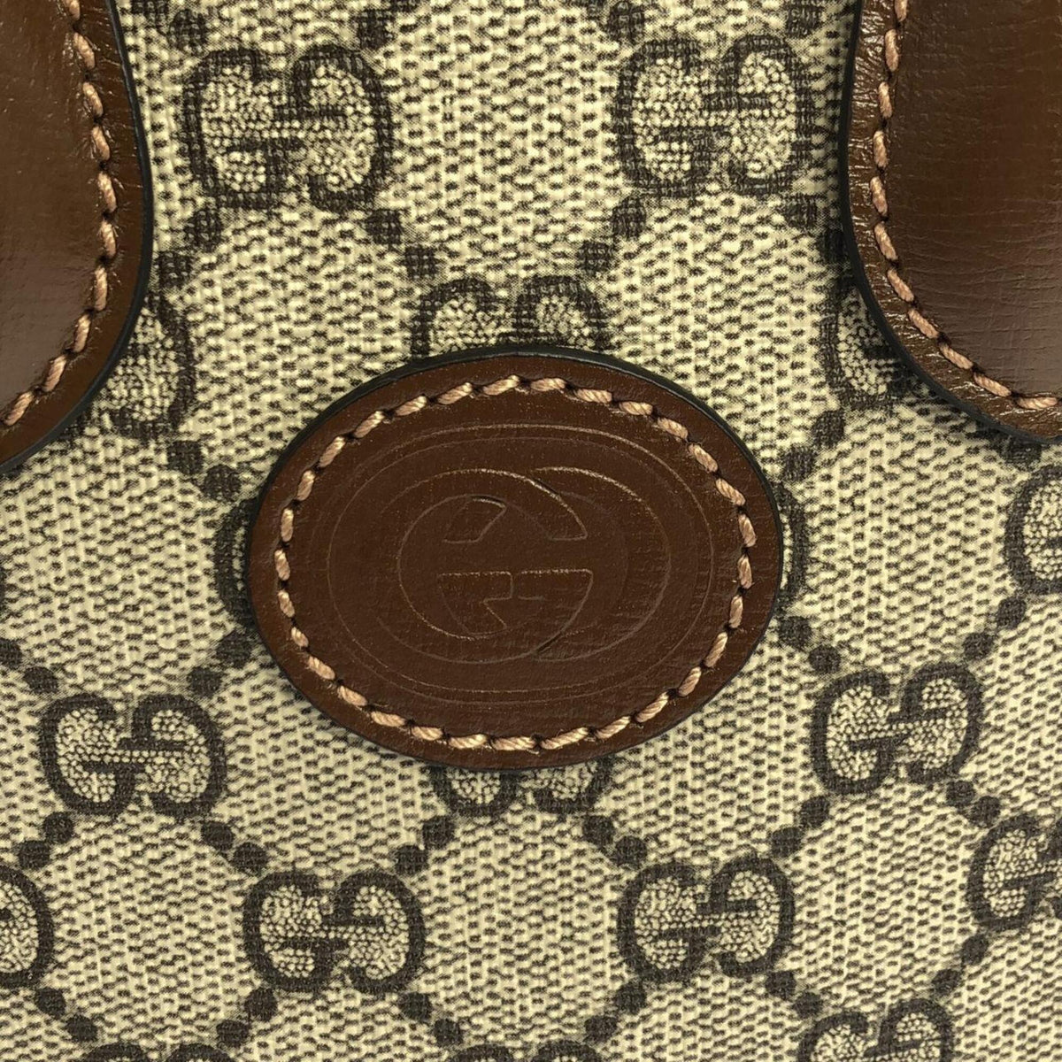 Gucci Beige Brown Gg Supreme Handbag (Pre-Owned)