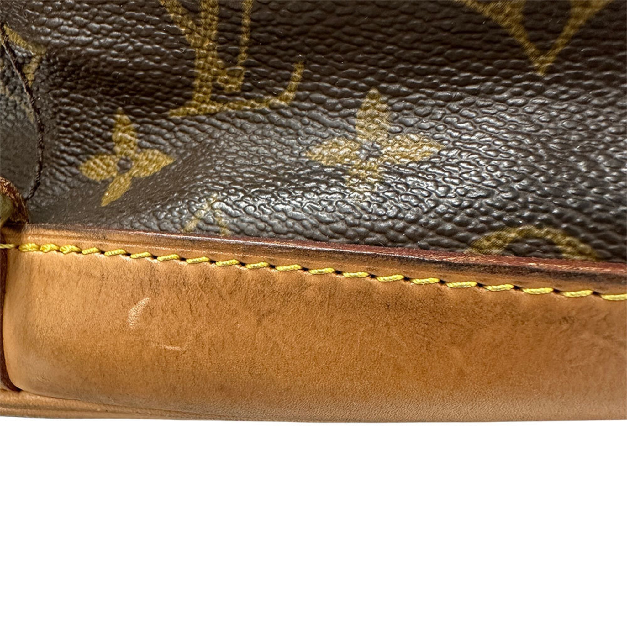 Louis Vuitton Brown Monogram Canvas Handbag (Pre-Owned)