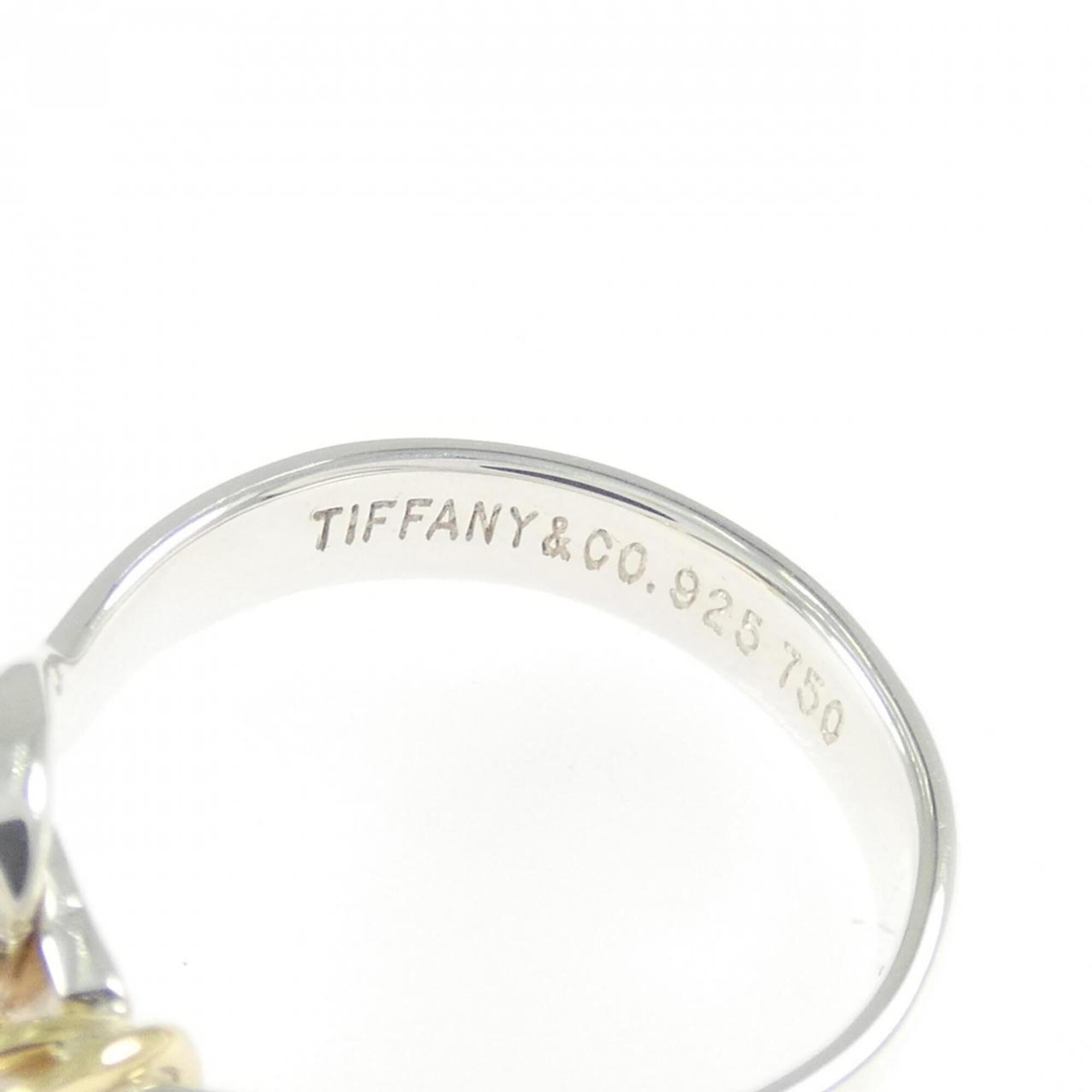 Tiffany Yellow Gold (18K) Silver 925 Band Ring (Pre-Owned)