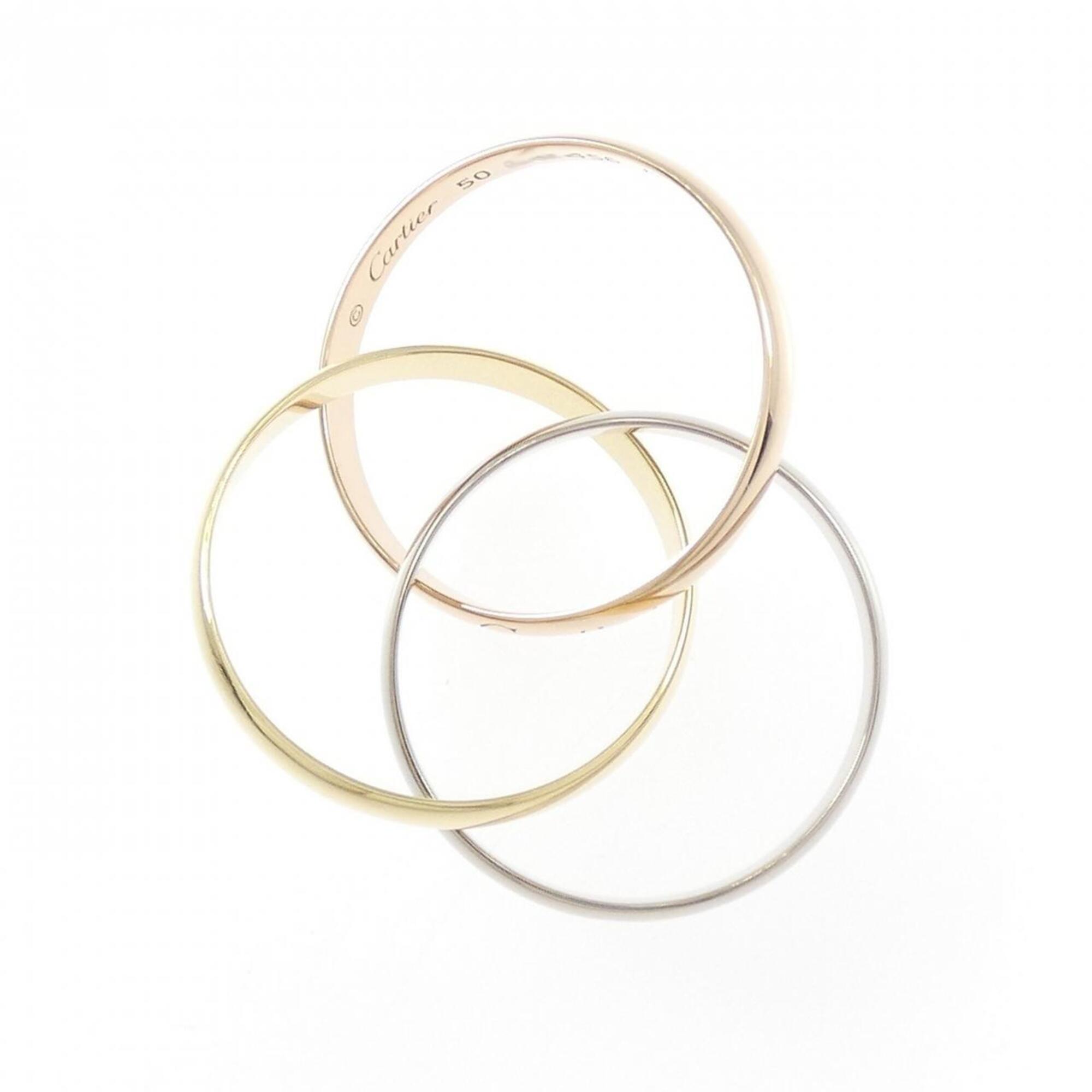 Cartier Yellow Gold (18K) Pink Gold (18K) White Gold (18K) Band Ring (Pre-Owned)