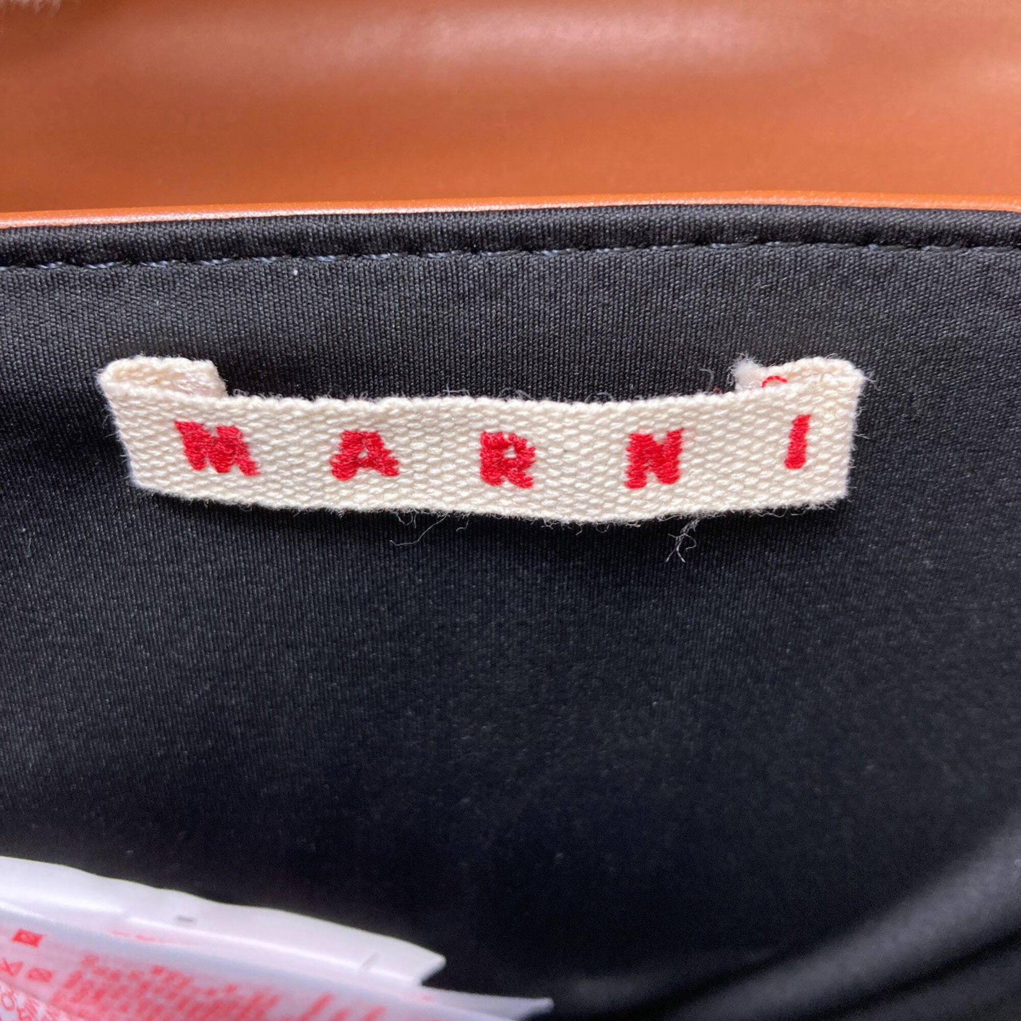 Marni Brown Leather Shoulder Bag (Pre-Owned)