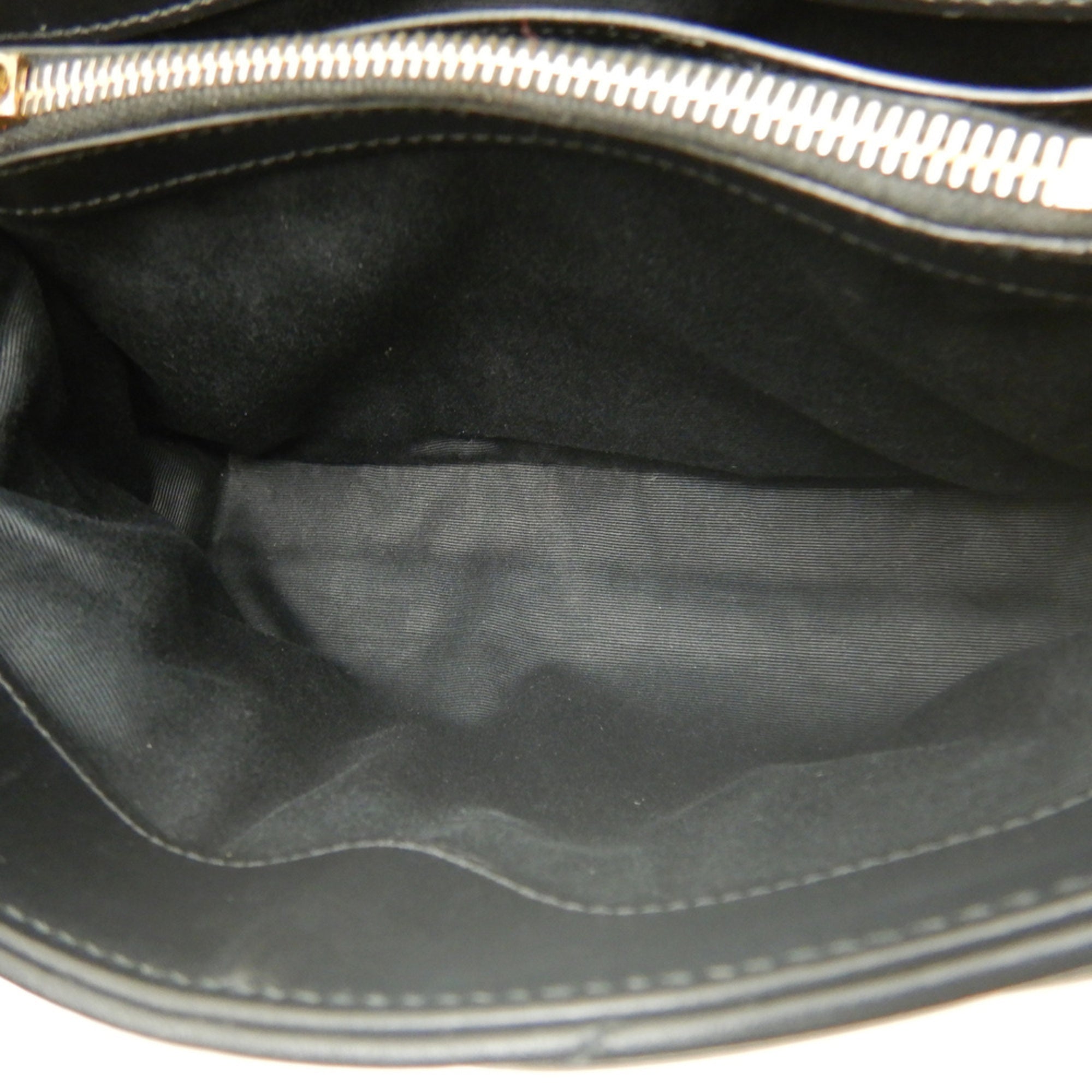 Yves Saint Laurent Black Leather Shoulder Bag (Pre-Owned)