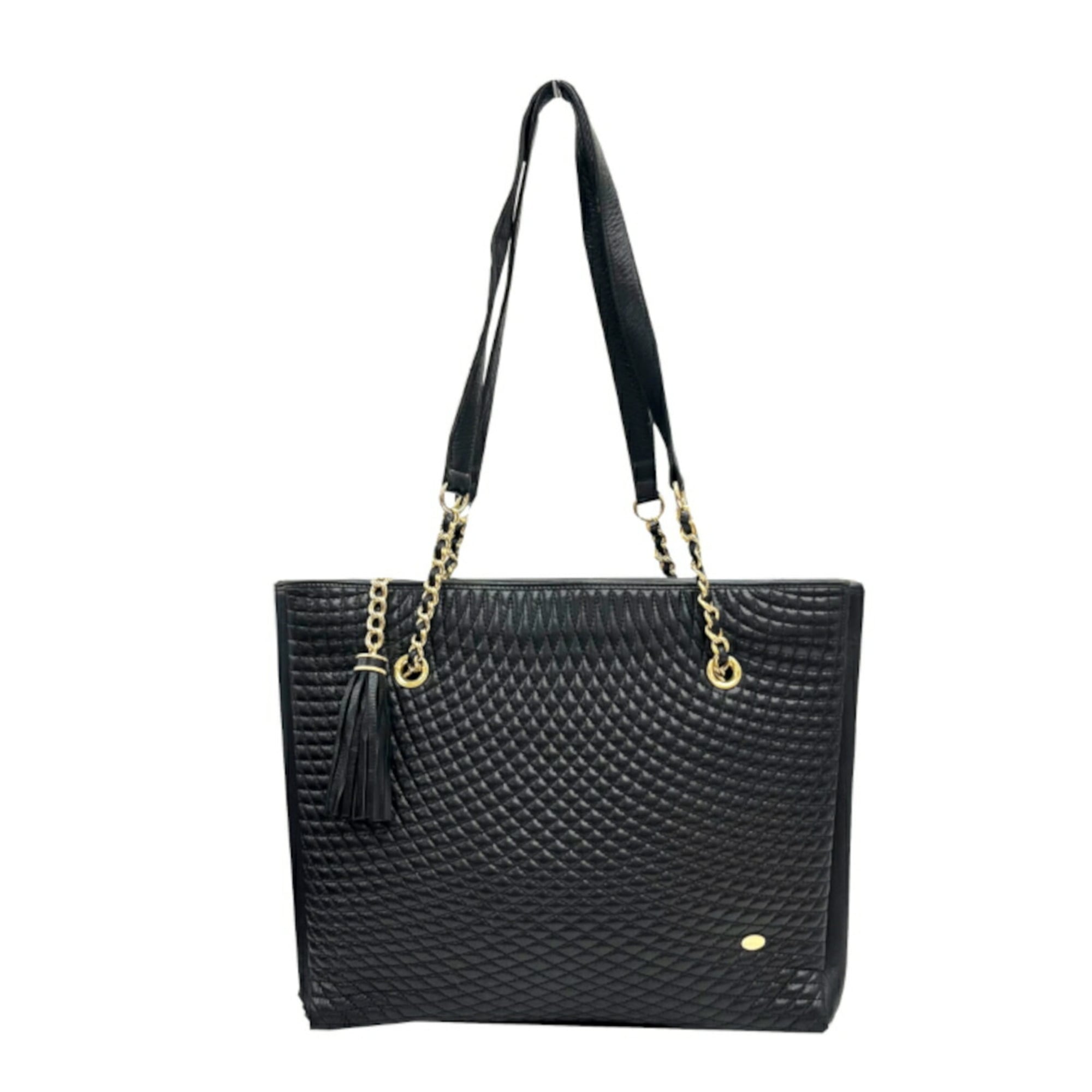 Bally Black Quilting Tote Bag (Pre-Owned)