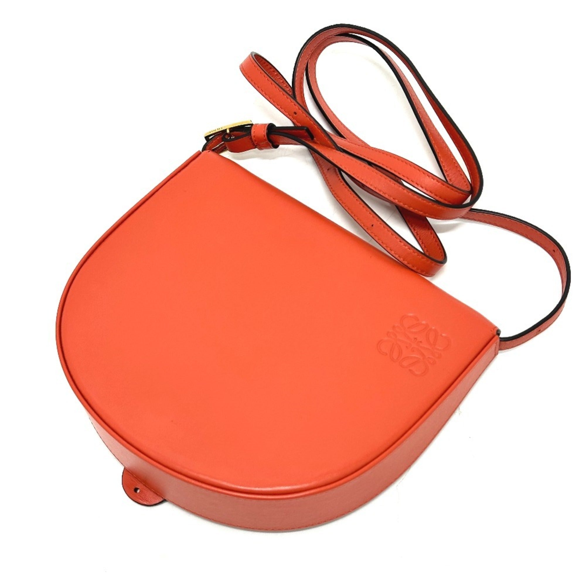 Loewe Orange Leather Shoulder Bag (Pre-Owned)