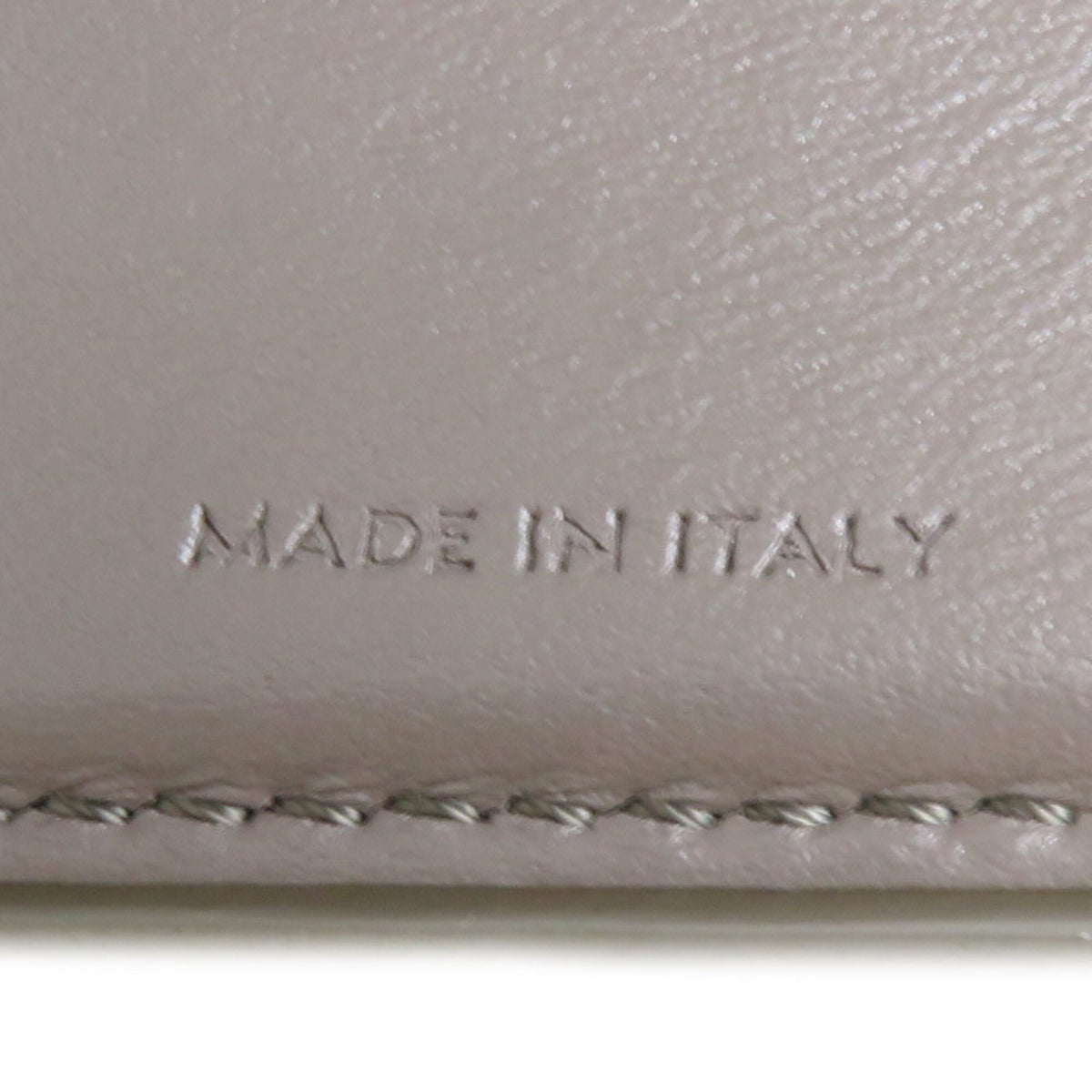 Celine Grayish Leather Wallet (Tri-Fold) (Pre-Owned)