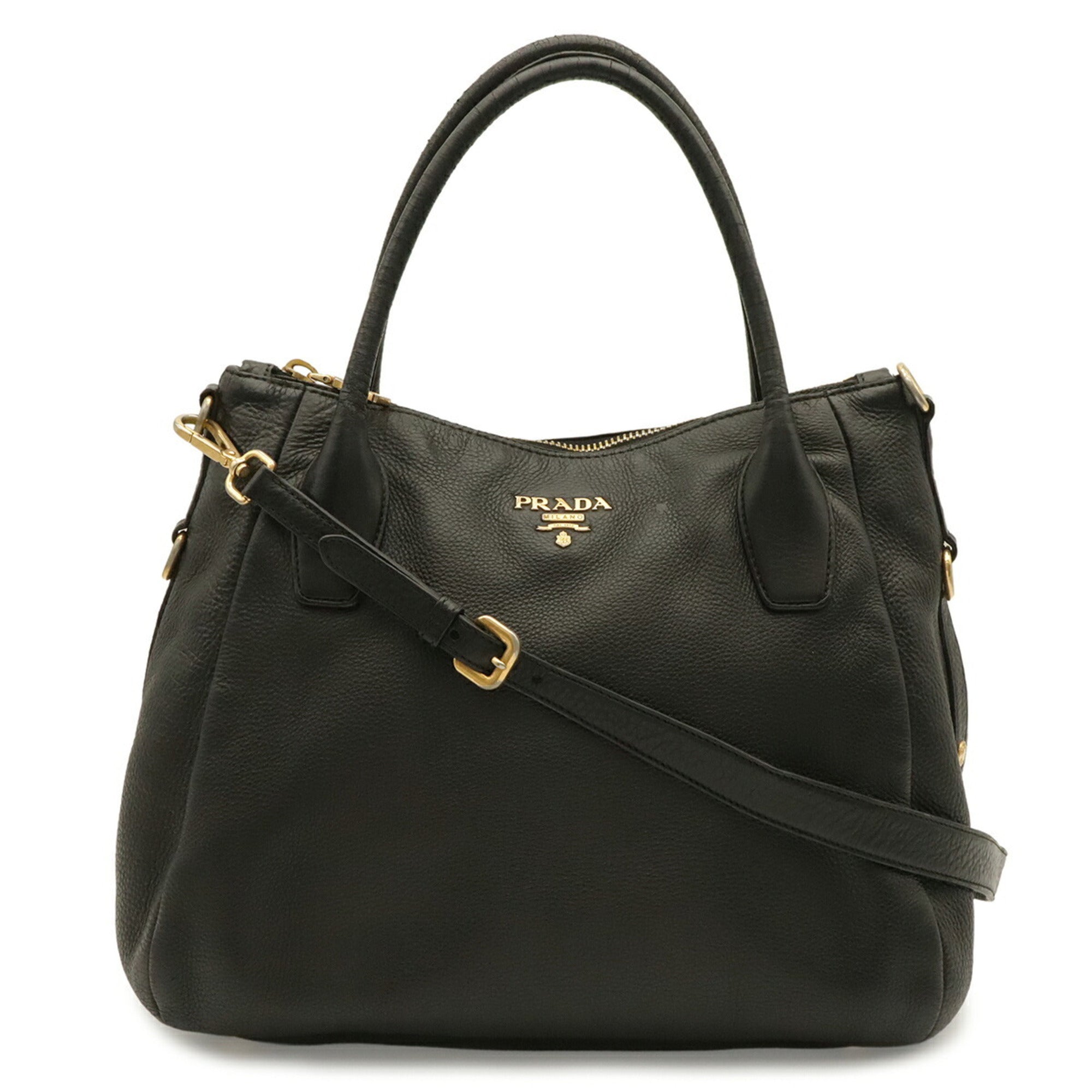 Prada Black Nero Shoulder Bag Tote Bag (Pre-Owned)