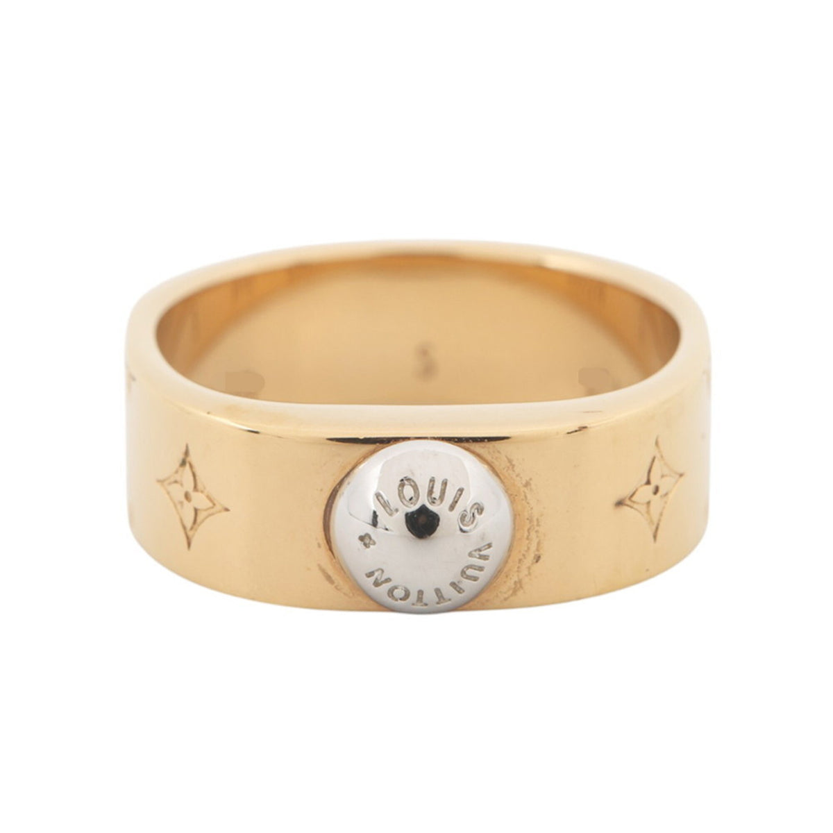Louis Vuitton Metal Band Ring (Pre-Owned)