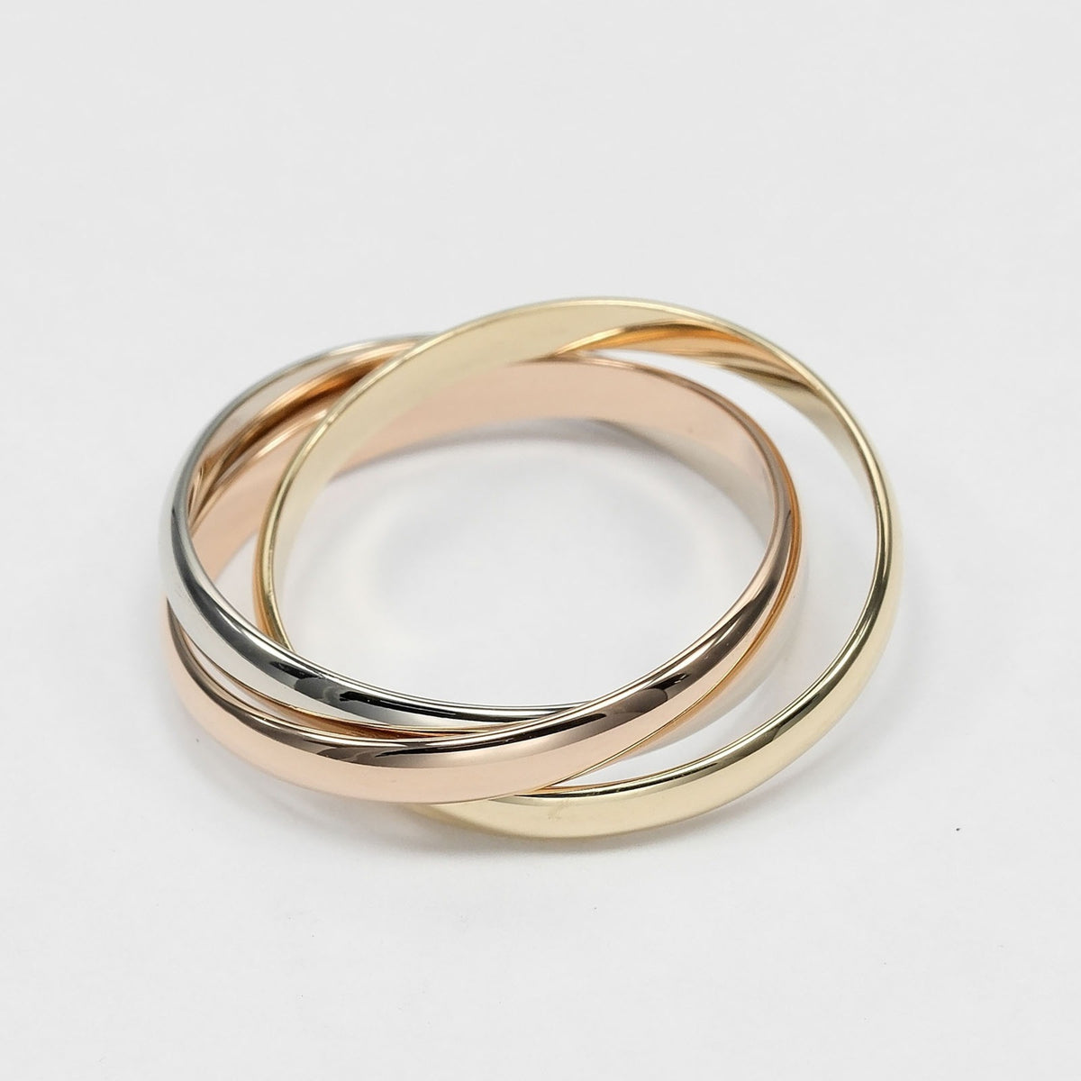 Cartier Trinity Yellow Gold (18K) Pink Gold (18K) White Gold (18K) Band Ring (Pre-Owned)